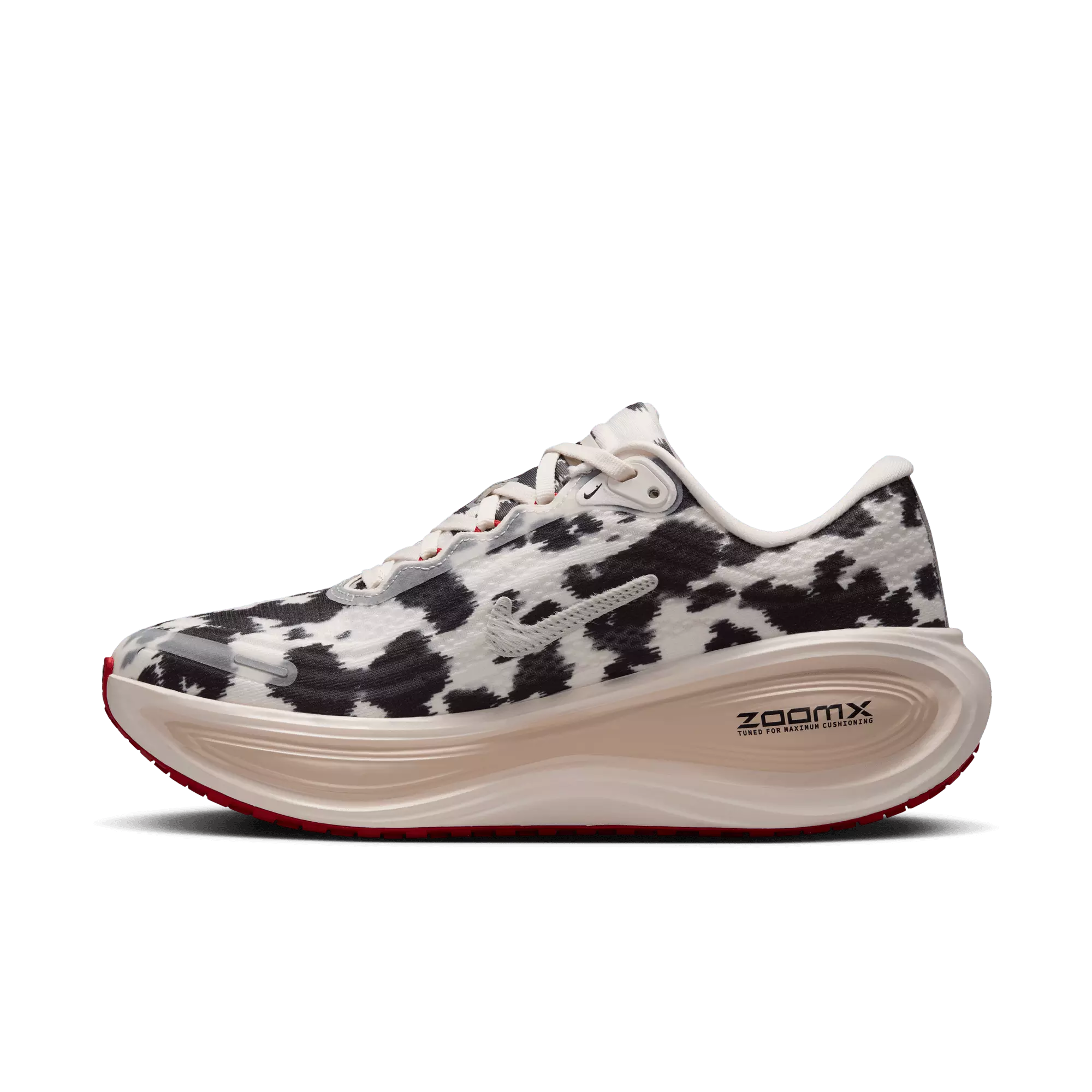 Nike Vomero Plus "Sail/University Red/Lt Orewood Brn" Women's Road Running Shoe - WHITE/MULTI