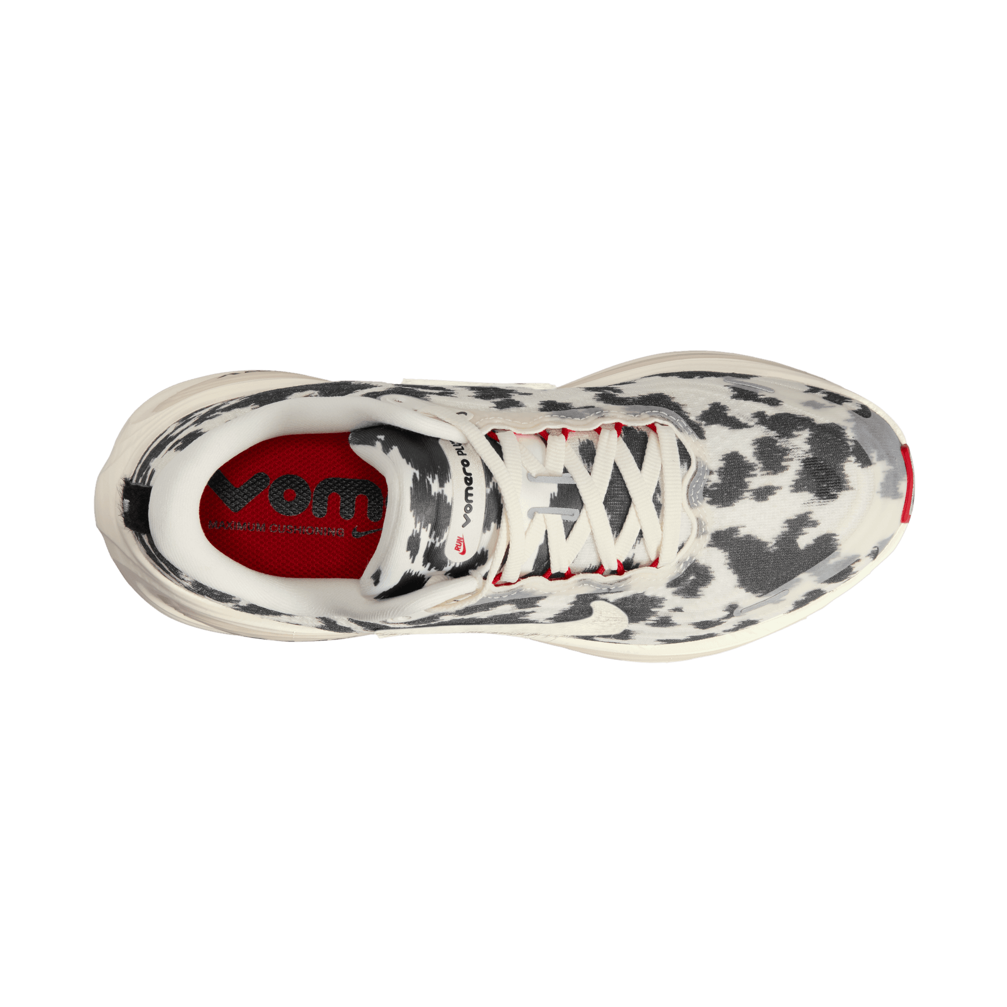 Nike Vomero Plus "Sail/University Red/Lt Orewood Brn" Women's Road Running Shoe - WHITE/MULTI