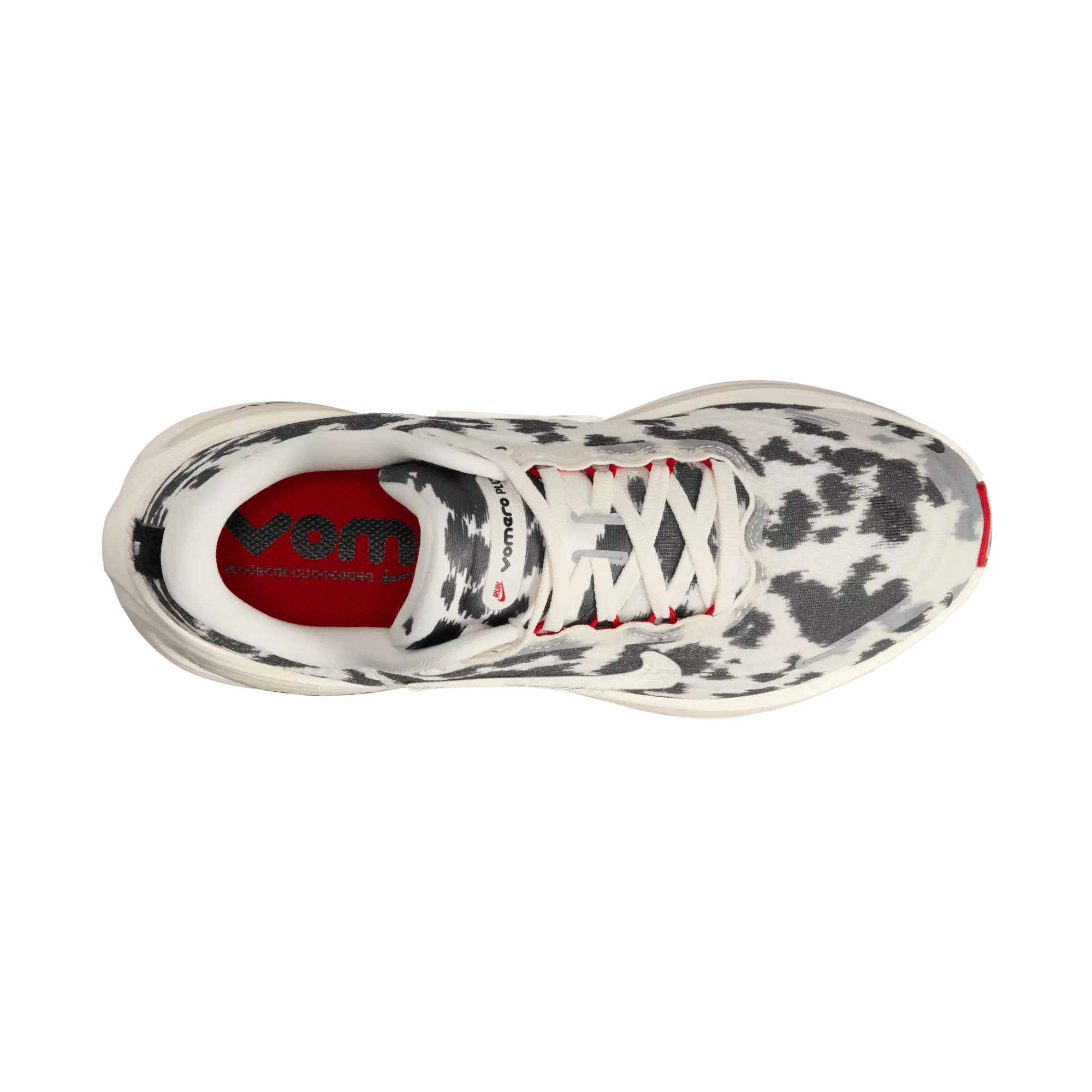 Nike Vomero Plus "Sail/University Red/Lt Orewood Brn" Women's Road Running Shoe - WHITE/MULTI
