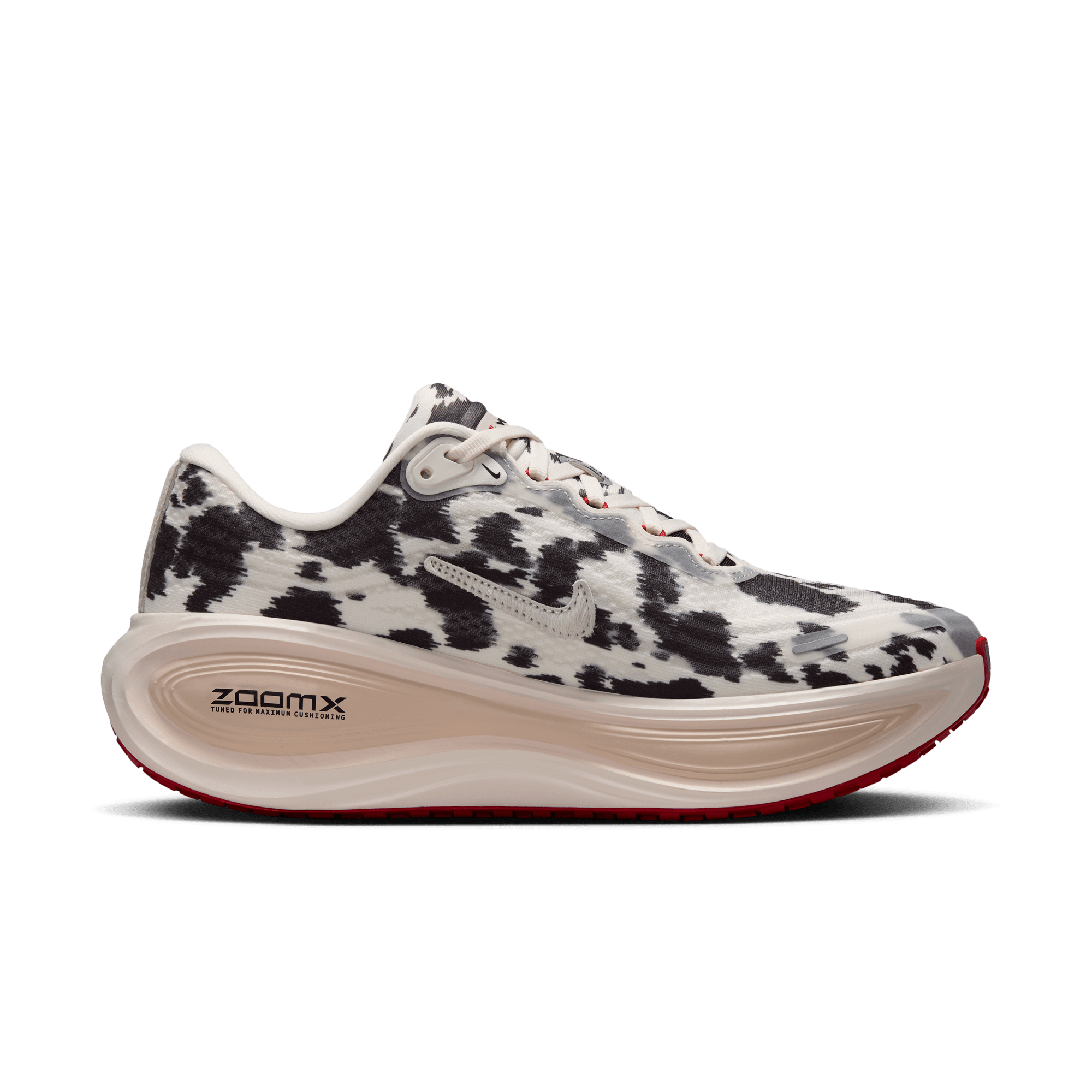 Nike Vomero Plus "Sail/University Red/Lt Orewood Brn" Women's Road Running Shoe - WHITE/MULTI