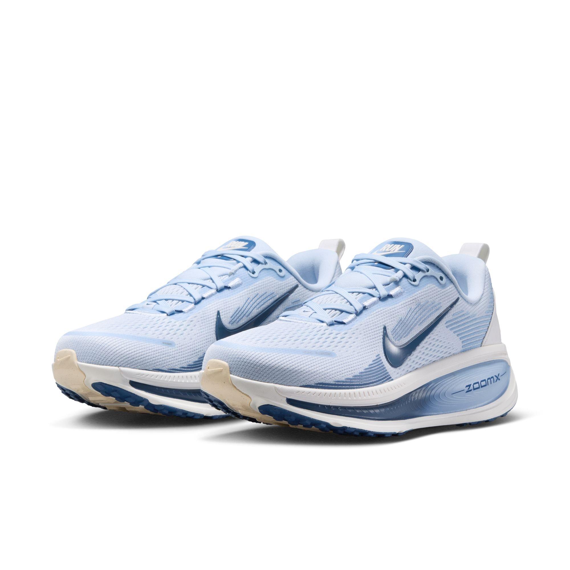 Nike Vomero 18 "Hydrogen Blue/Mystic Navy/Aluminum" Women's Road Running Shoe - LT BLUE Thumbnail View 5