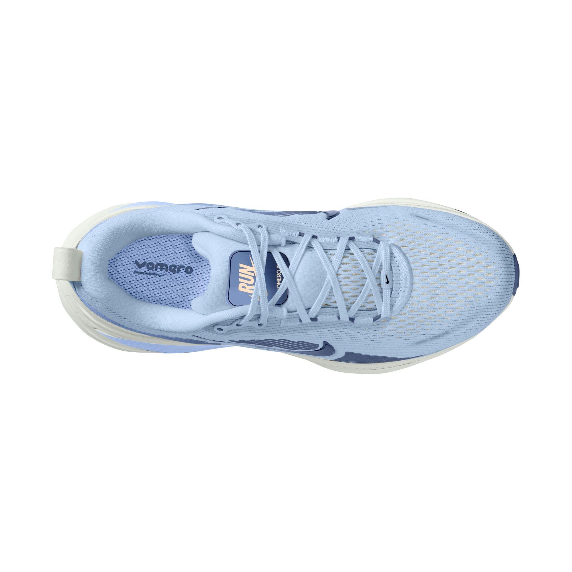 Nike Vomero 18 "Hydrogen Blue/Mystic Navy/Aluminum" Women's Road Running Shoe - LT BLUE Thumbnail View 8