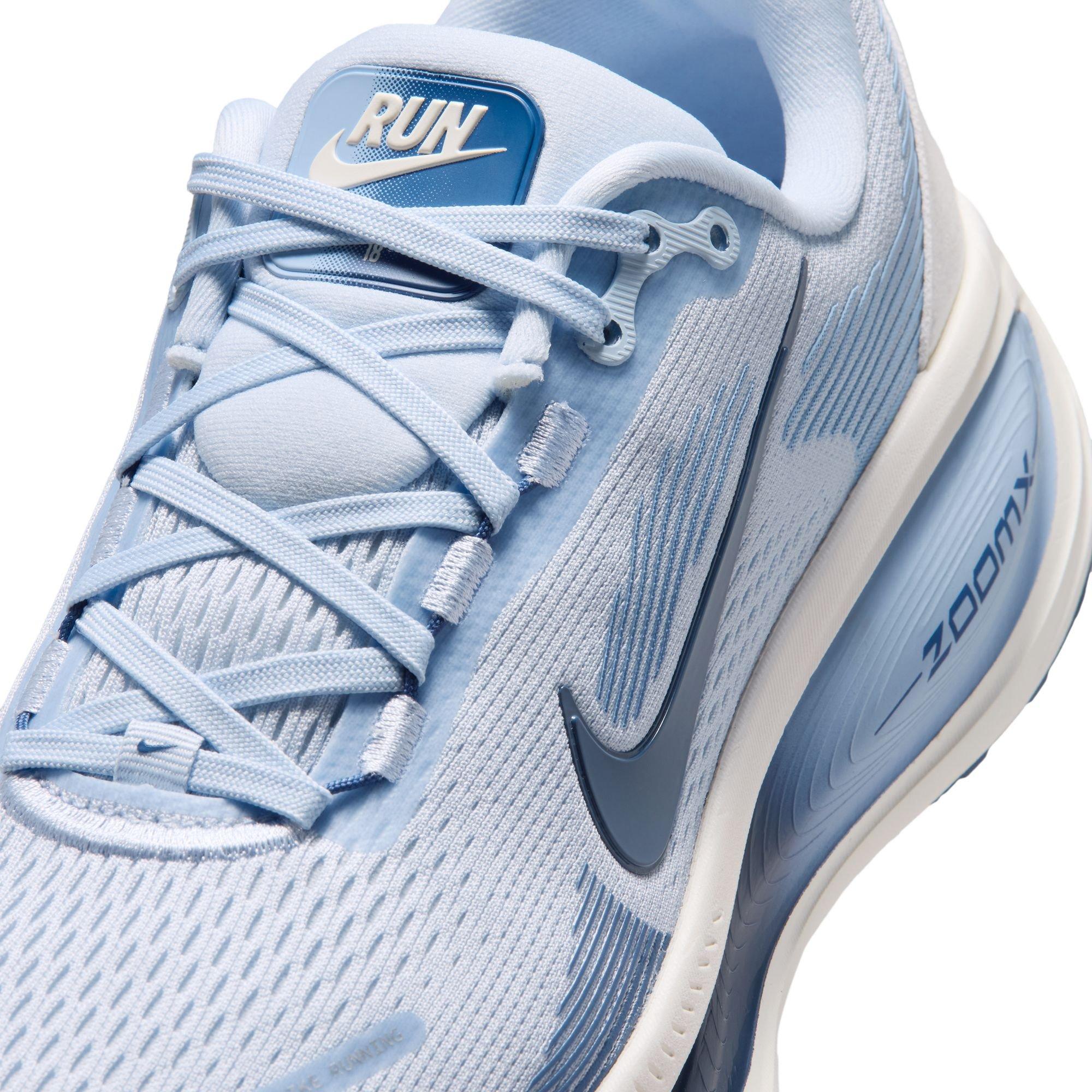 Nike Vomero 18 "Hydrogen Blue/Mystic Navy/Aluminum" Women's Road Running Shoe - LT BLUE Thumbnail View 10