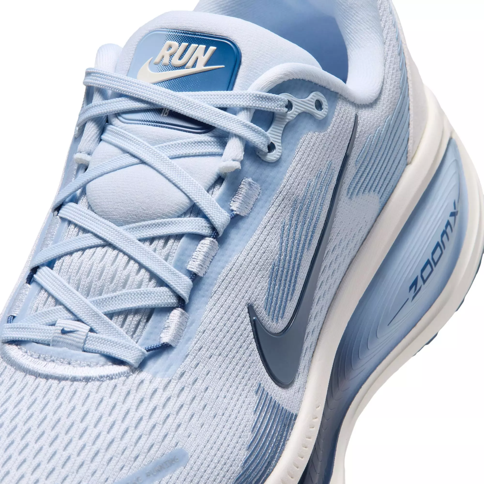 Nike Vomero 18 "Hydrogen Blue/Mystic Navy/Aluminum" Women's Road Running Shoe - LT BLUE