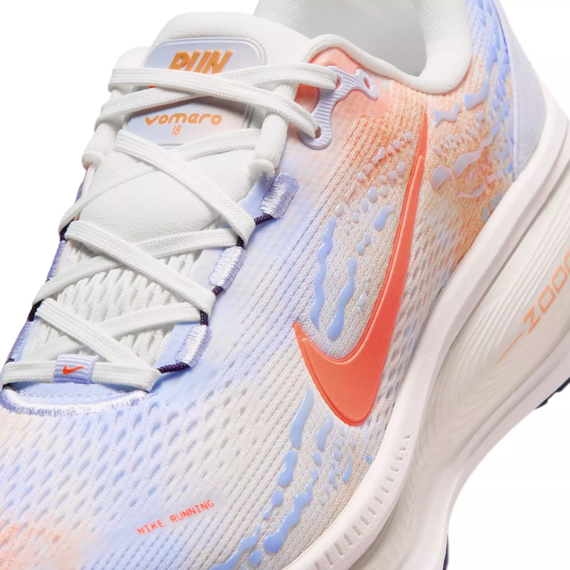 Nike Vomero 18 "Palest Purple/Hyper Crimson/Sunset Haze" Women's Road Running Shoe - PALEST PURPLE/HYPER CRIMSON/SUNSET HAZE