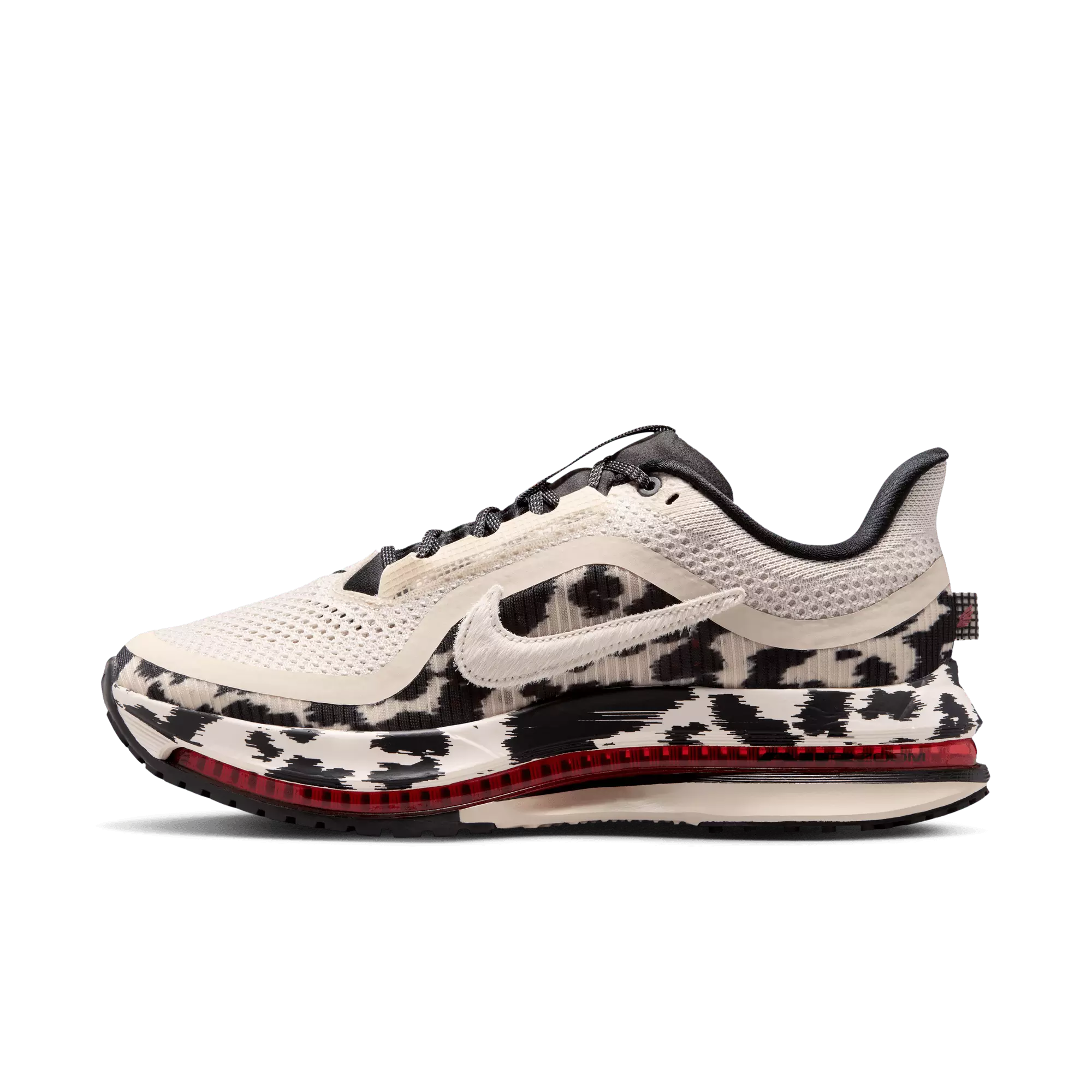 Nike Pegasus Premium "Lt Orewood Brn/Sail/Black/University Red" Women's Road Running Shoe - WHITE/MULTI
