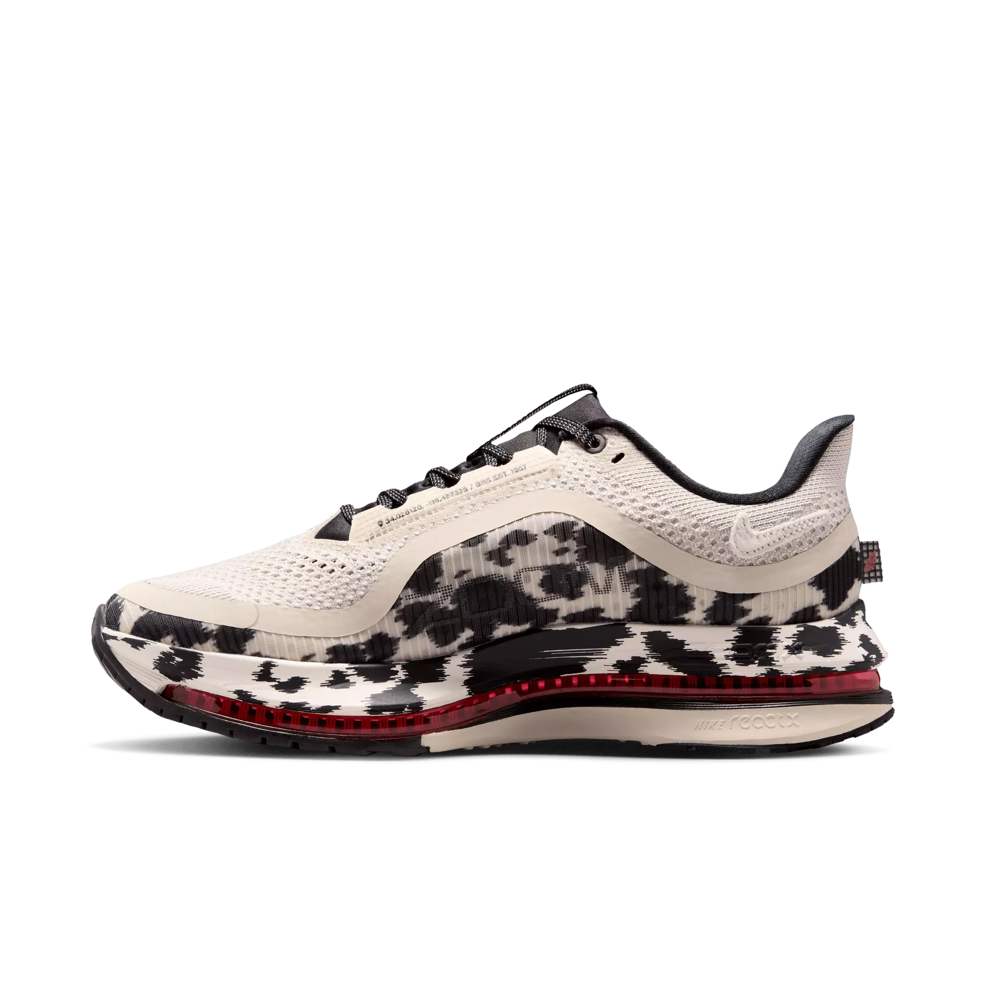 Nike Pegasus Premium "Lt Orewood Brn/Sail/Black/University Red" Women's Road Running Shoe - WHITE/MULTI