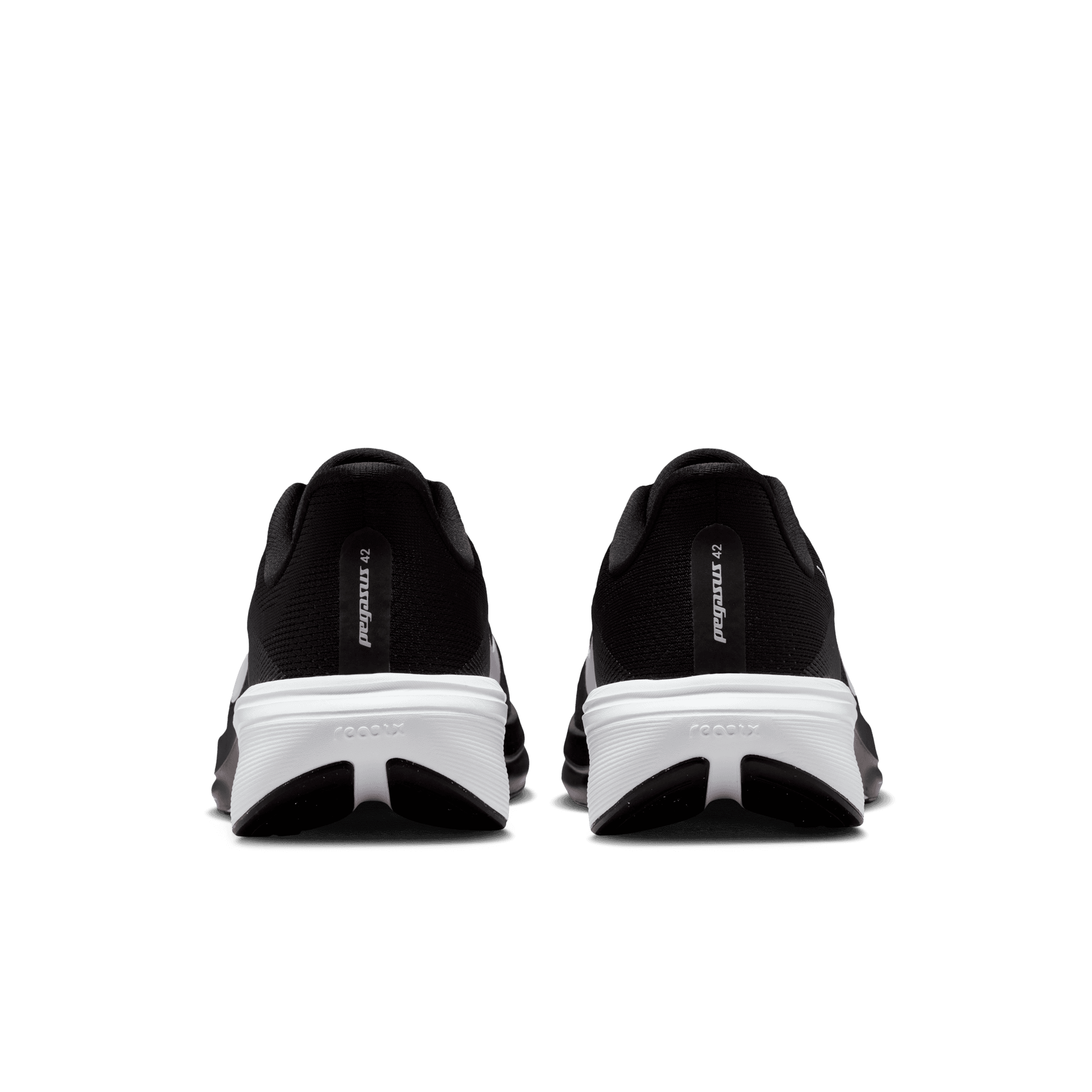 Nike Pegasus 42 "Black/White/Iron Grey" Women's Road Running Shoe - BLACK/WHITE Thumbnail View 7