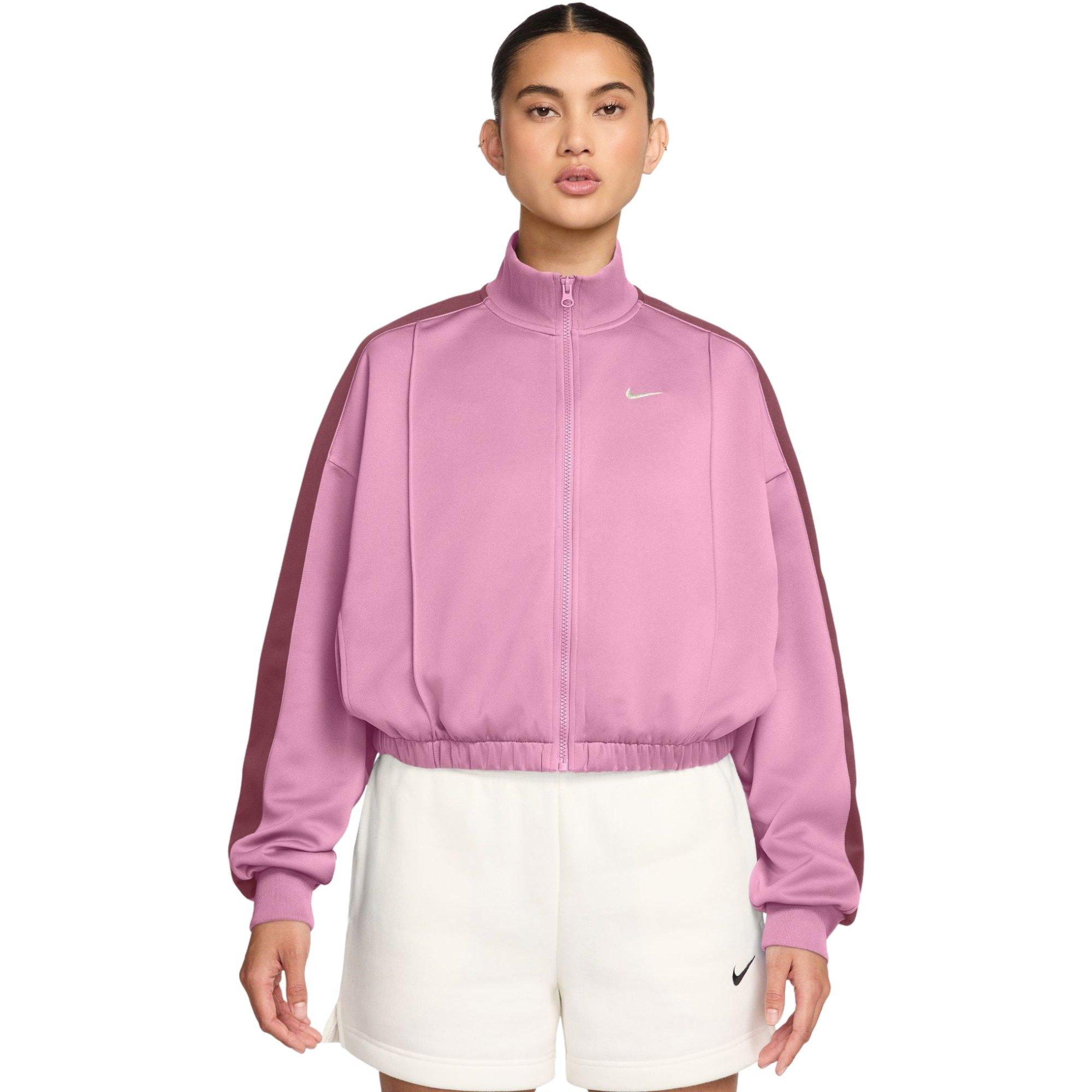 Nike Women's Sportswear Track Jacket - PINK Thumbnail View 1