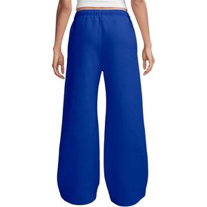 Nike Women's Studio Fleece Medium Weight Mid-Rise Wide-Leg Pants