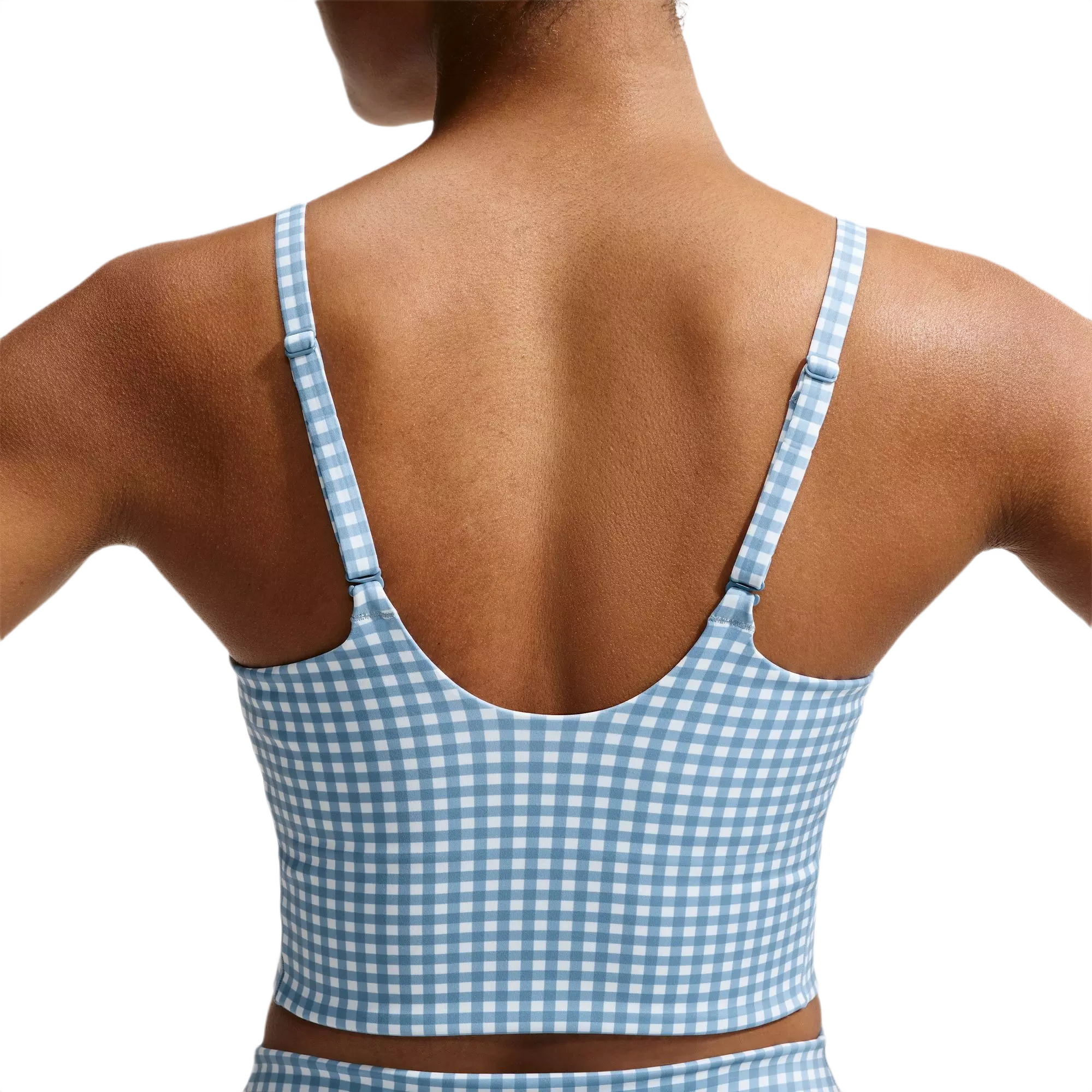 Nike Women's One Padded Longline Sports Bra - BLUE
