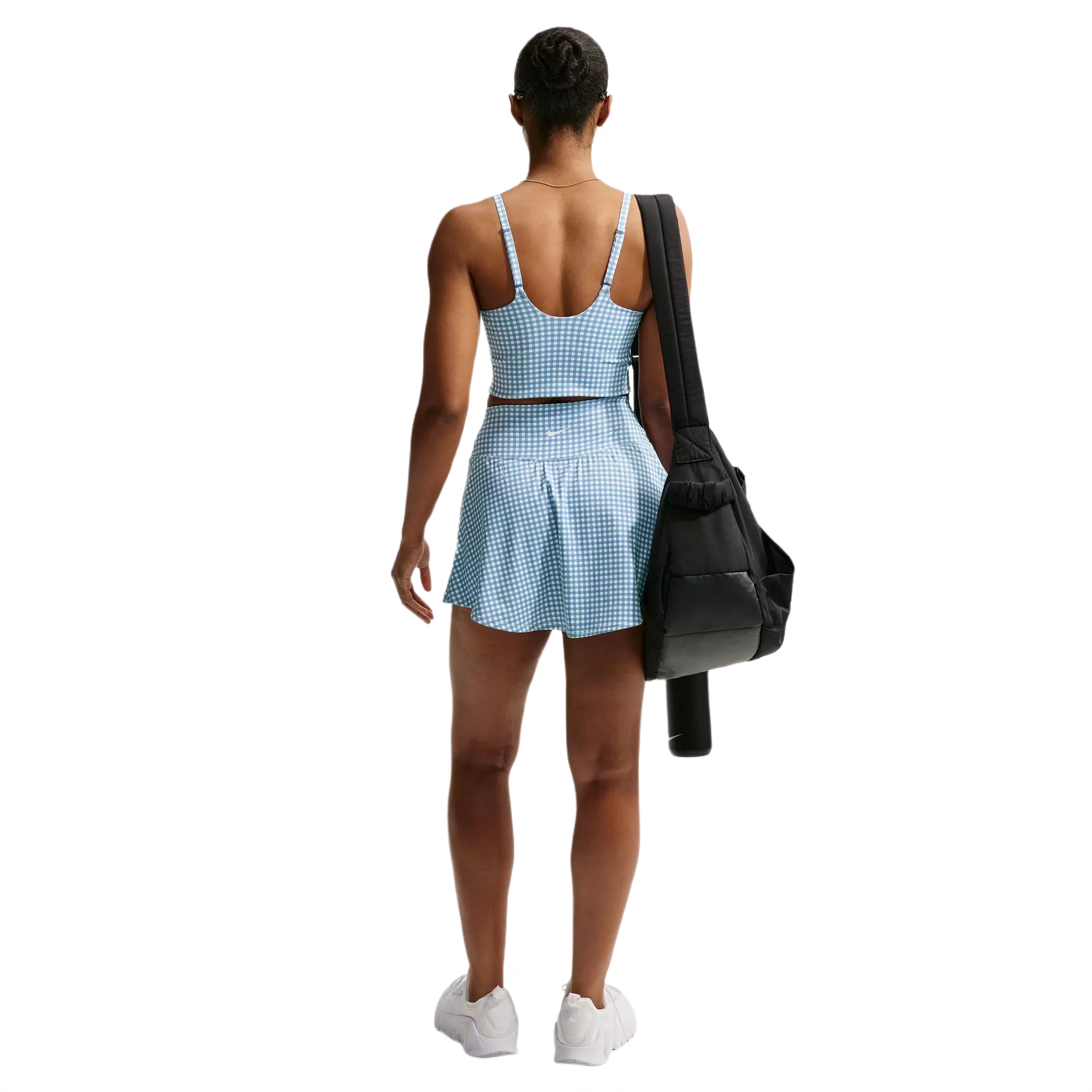 Nike Women's One Dri-FIT High-Waisted 2-in-1 Skort - BLUE