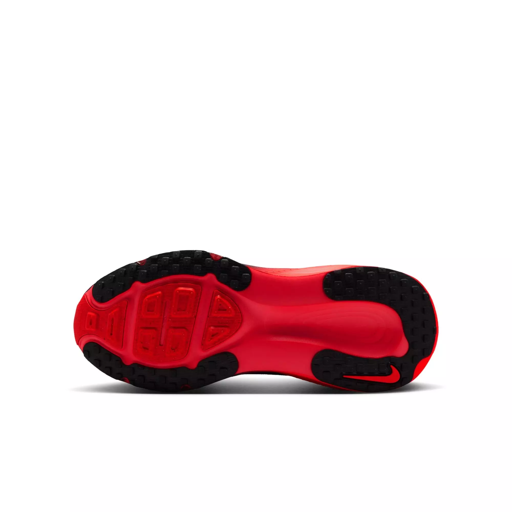 Nike Vomero 18 "Black/Bright Crimson/University Red" Grade School Boys' Running Shoe - BLACK/CRIMSON