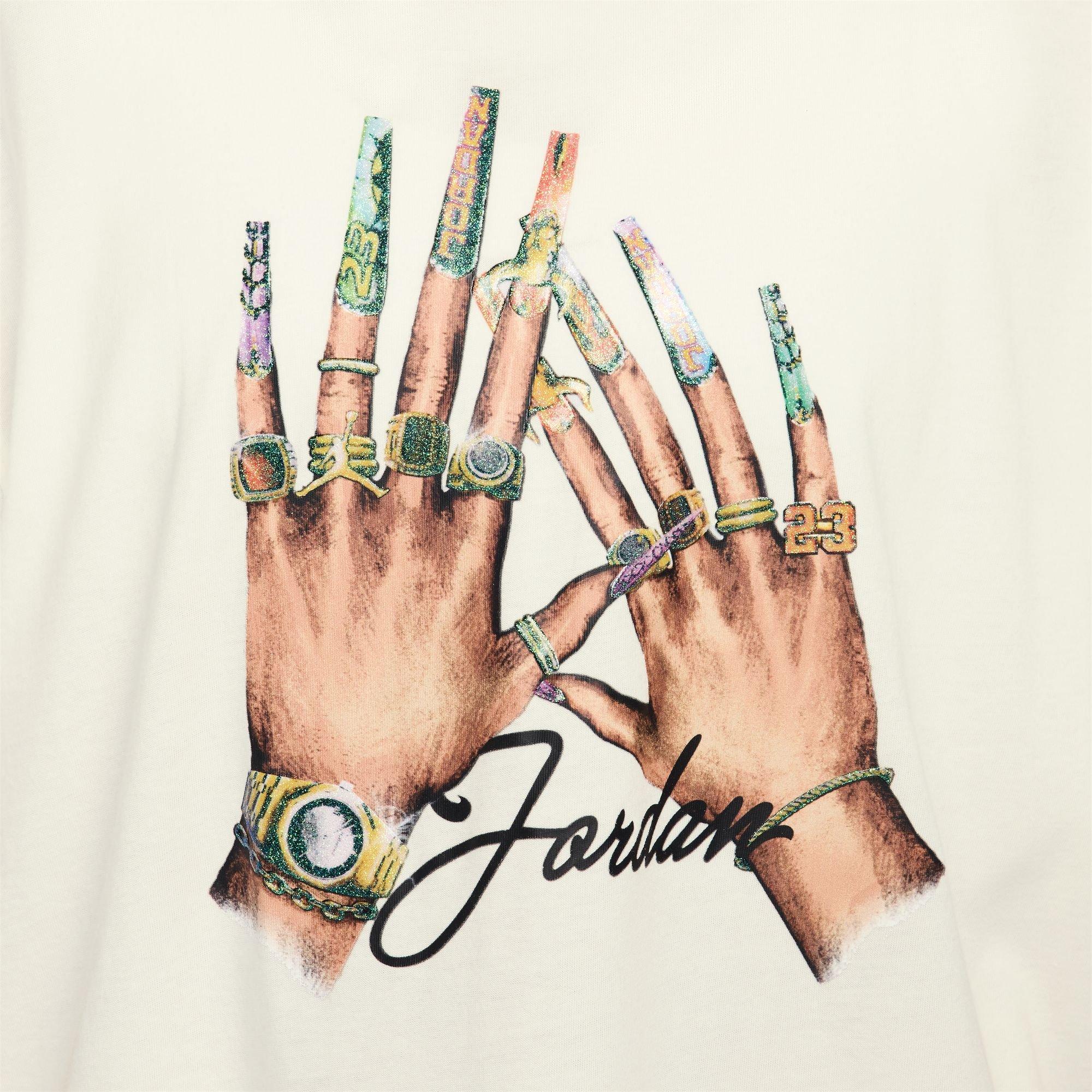 Jordan Women's Graphic Girlfriend Tee - SAIL Thumbnail View 3