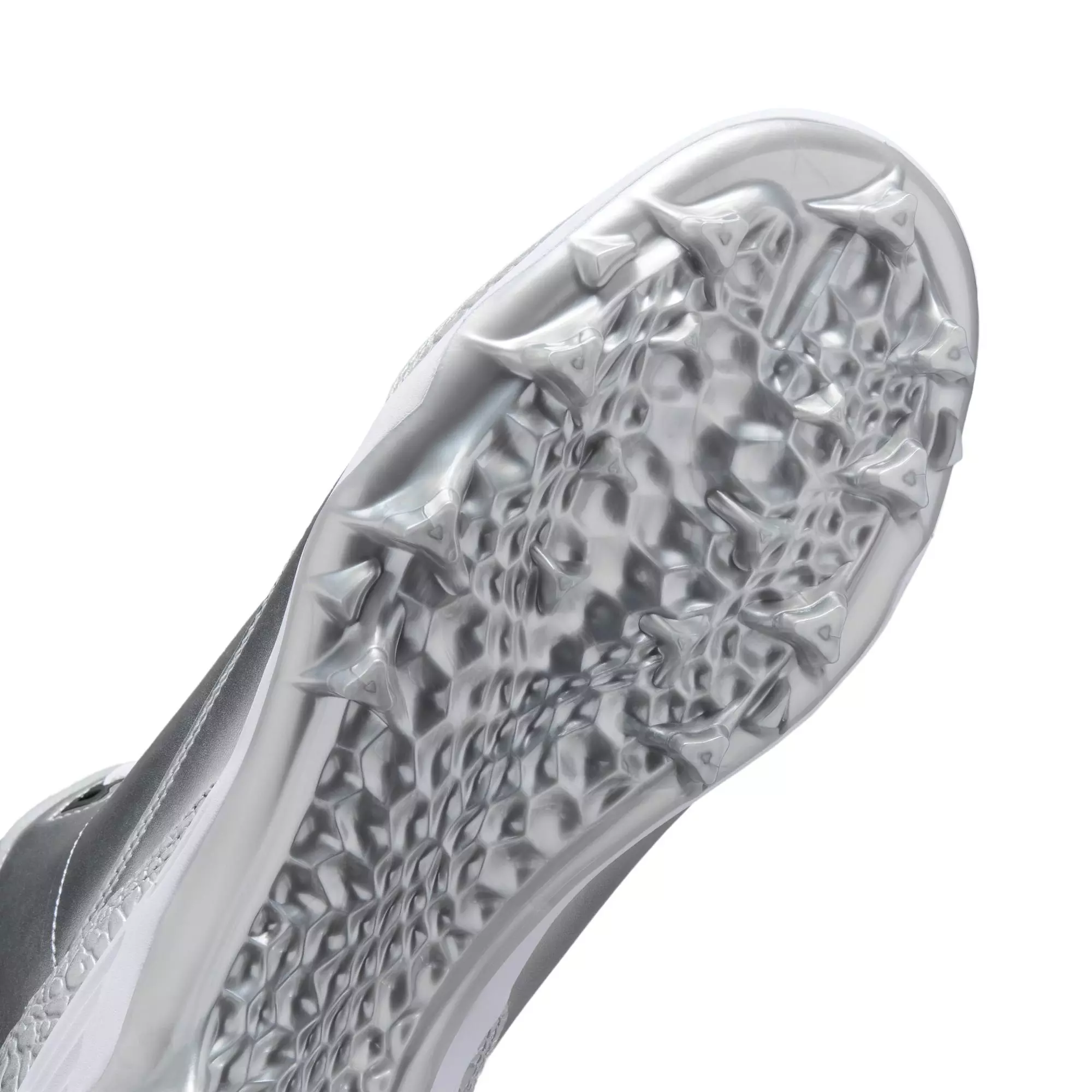 Jordan 3 Mid TD "Chrome" Men's Football Cleat - METALLIC SILVER/BLACK/WHITE