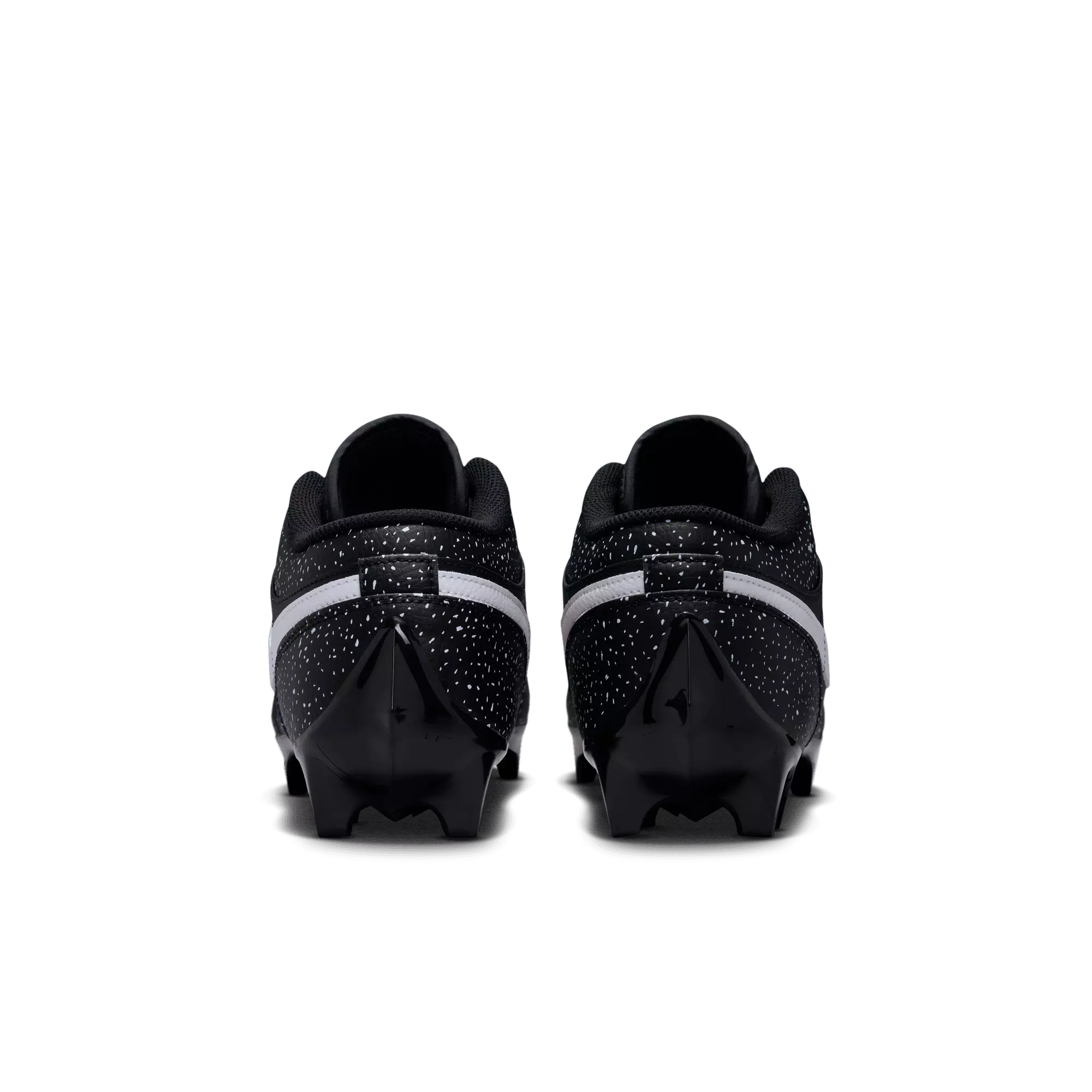 Jordan 1 Low TD "Splatter" Men's Football Cleat - BLACK/WHITE