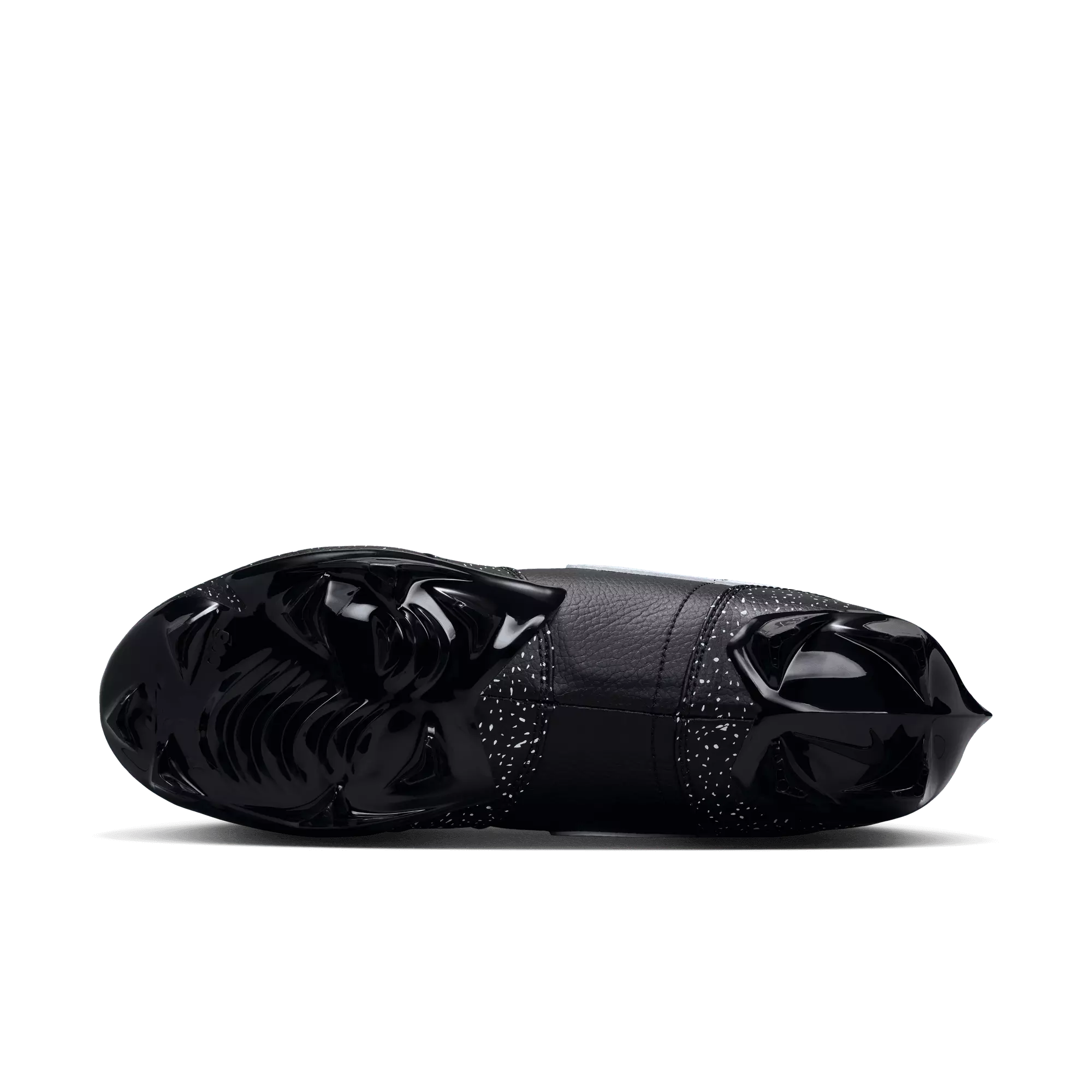 Jordan 1 Low TD "Splatter" Men's Football Cleat - BLACK/WHITE