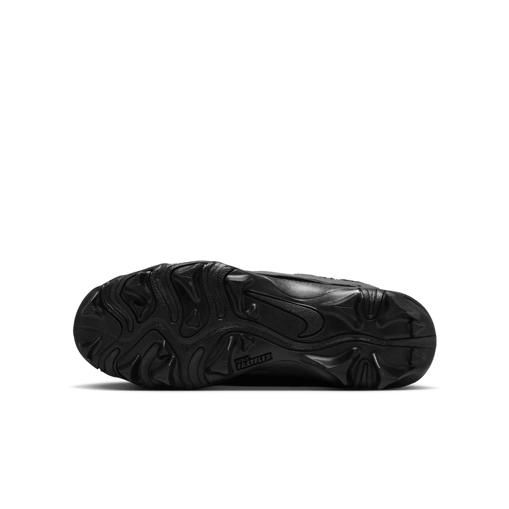 Jordan 11 Low TD "Black" Grade School Kids' Football Cleat - BLACK/METALLIC SILVER Thumbnail View 9