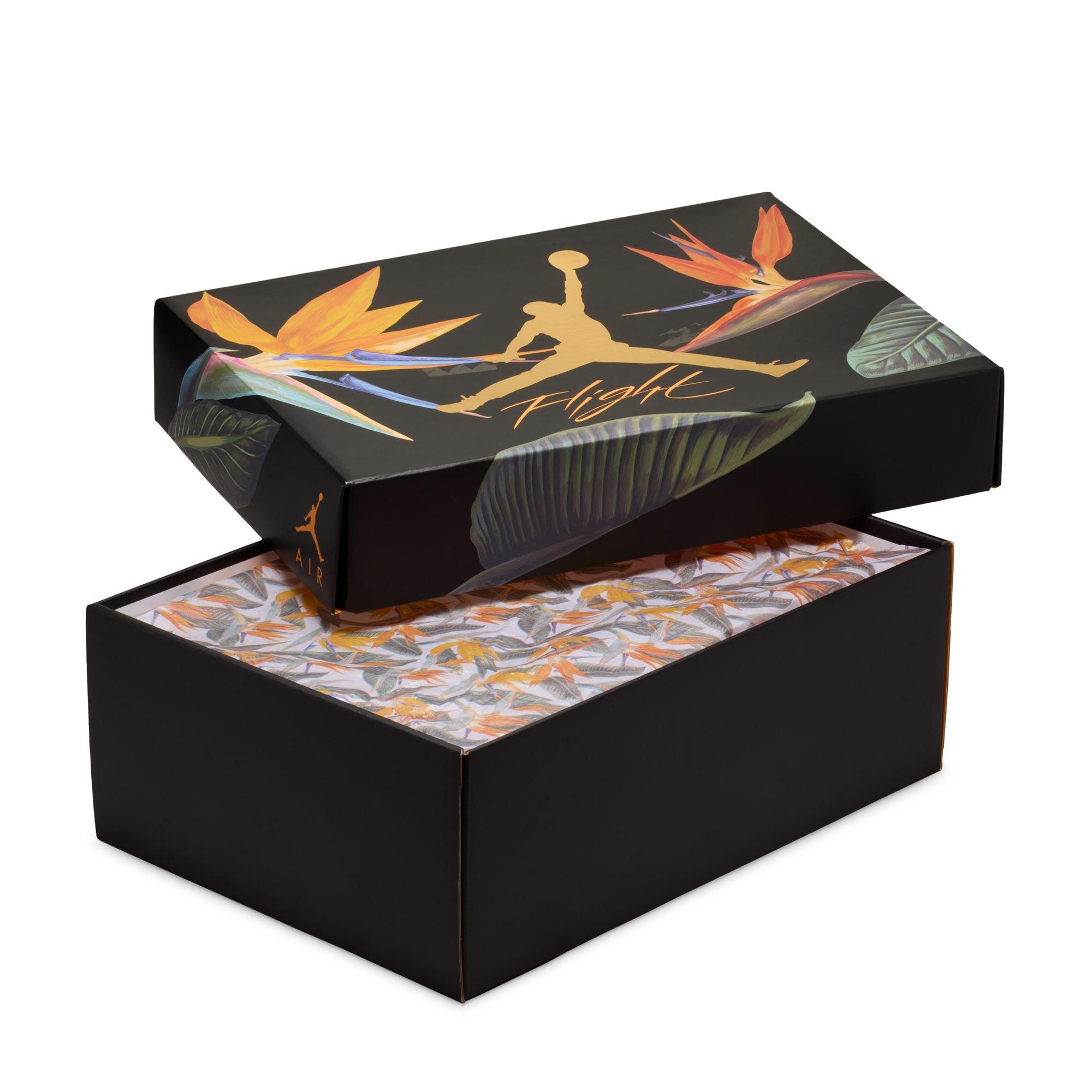 Jordan 4 Retro "Birds of Paradise" Women's Shoe - COCONUT MILK/MUSLIN/BRIGHT MANGO Thumbnail View 12