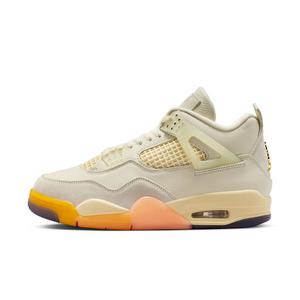 Jordan 4 Retro "Birds of Paradise" Women's Shoe - COCONUT MILK/MUSLIN/BRIGHT MANGO