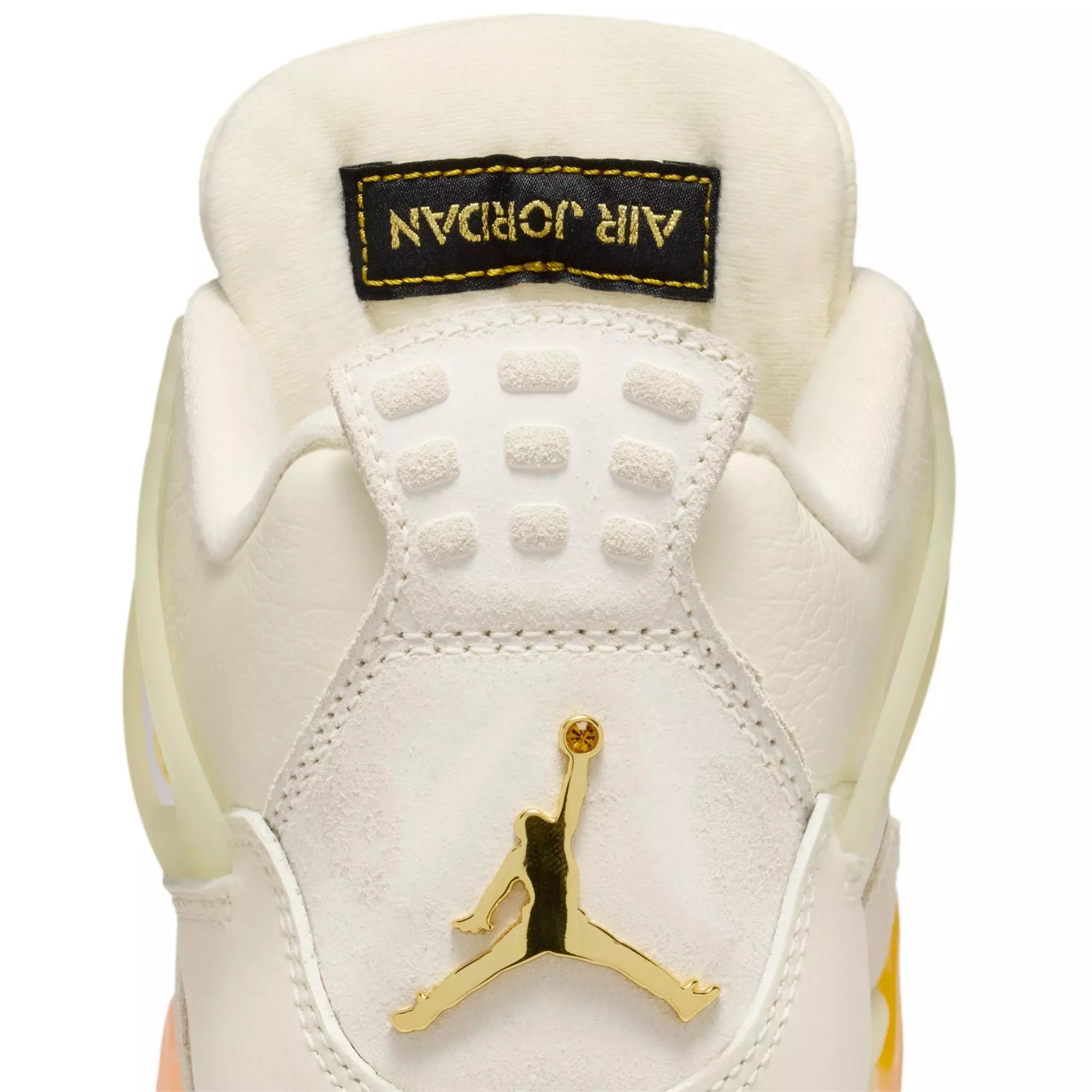 Jordan 4 Retro "Birds of Paradise" Women's Shoe - COCONUT MILK/MUSLIN/BRIGHT MANGO