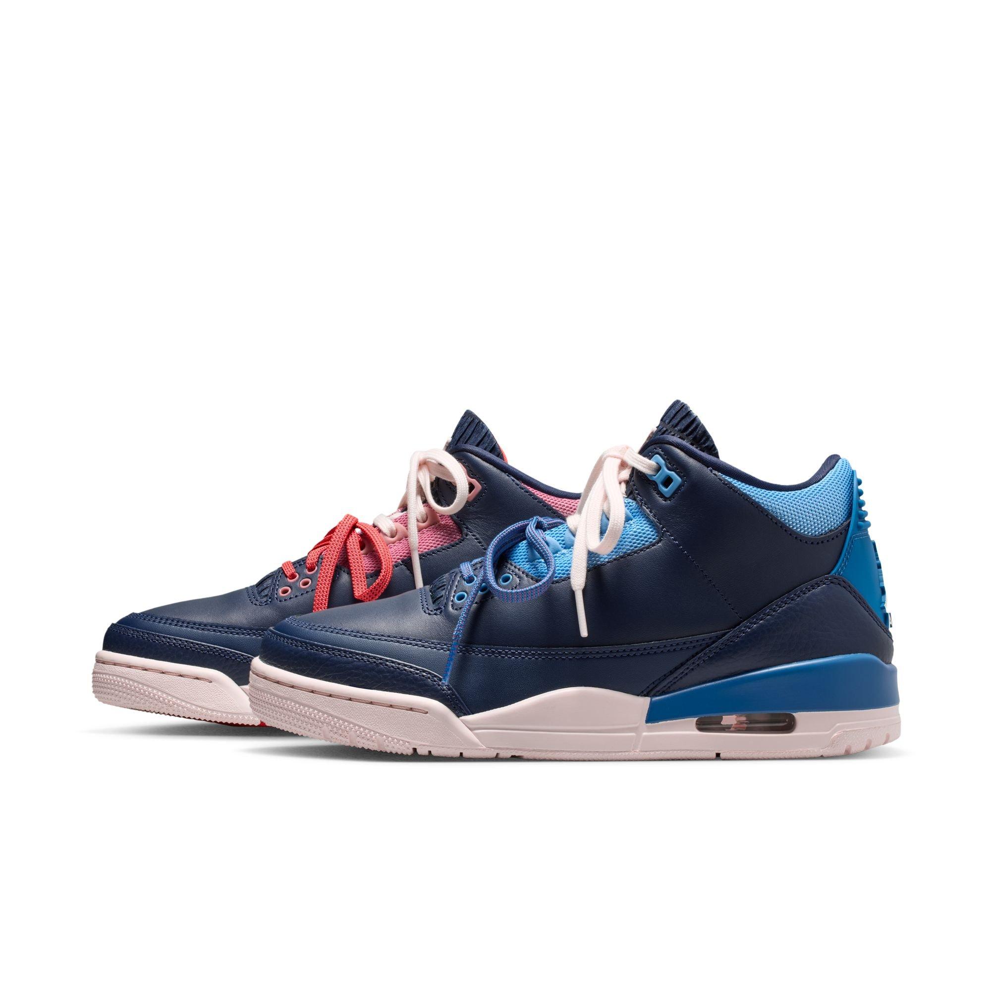 Jordan 3 Retro "Sports Renaissance" Women's Shoe - OBSIDIAN/CHALK/TRACK RED