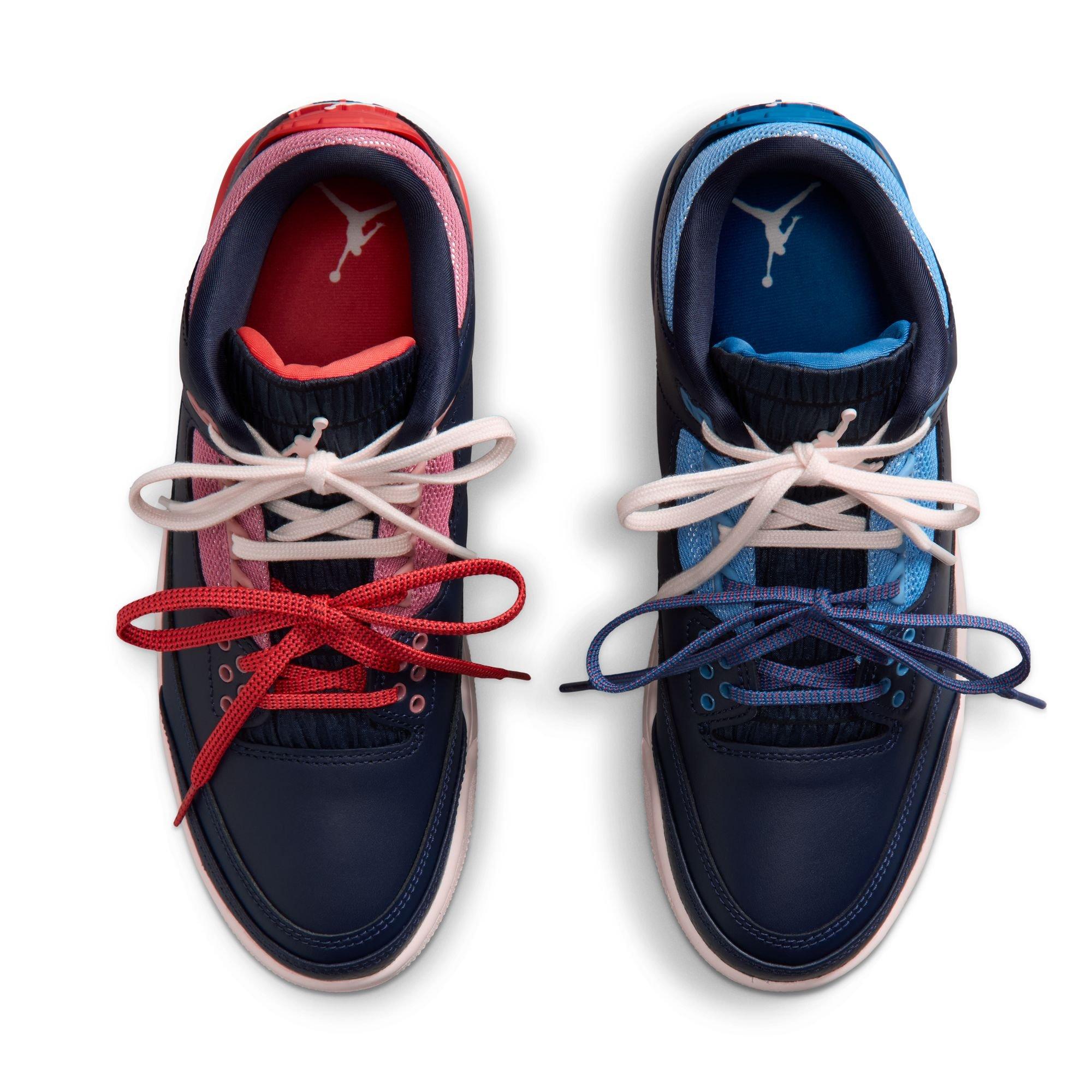 Jordan 3 Retro "Sports Renaissance" Women's Shoe - OBSIDIAN/CHALK/TRACK RED