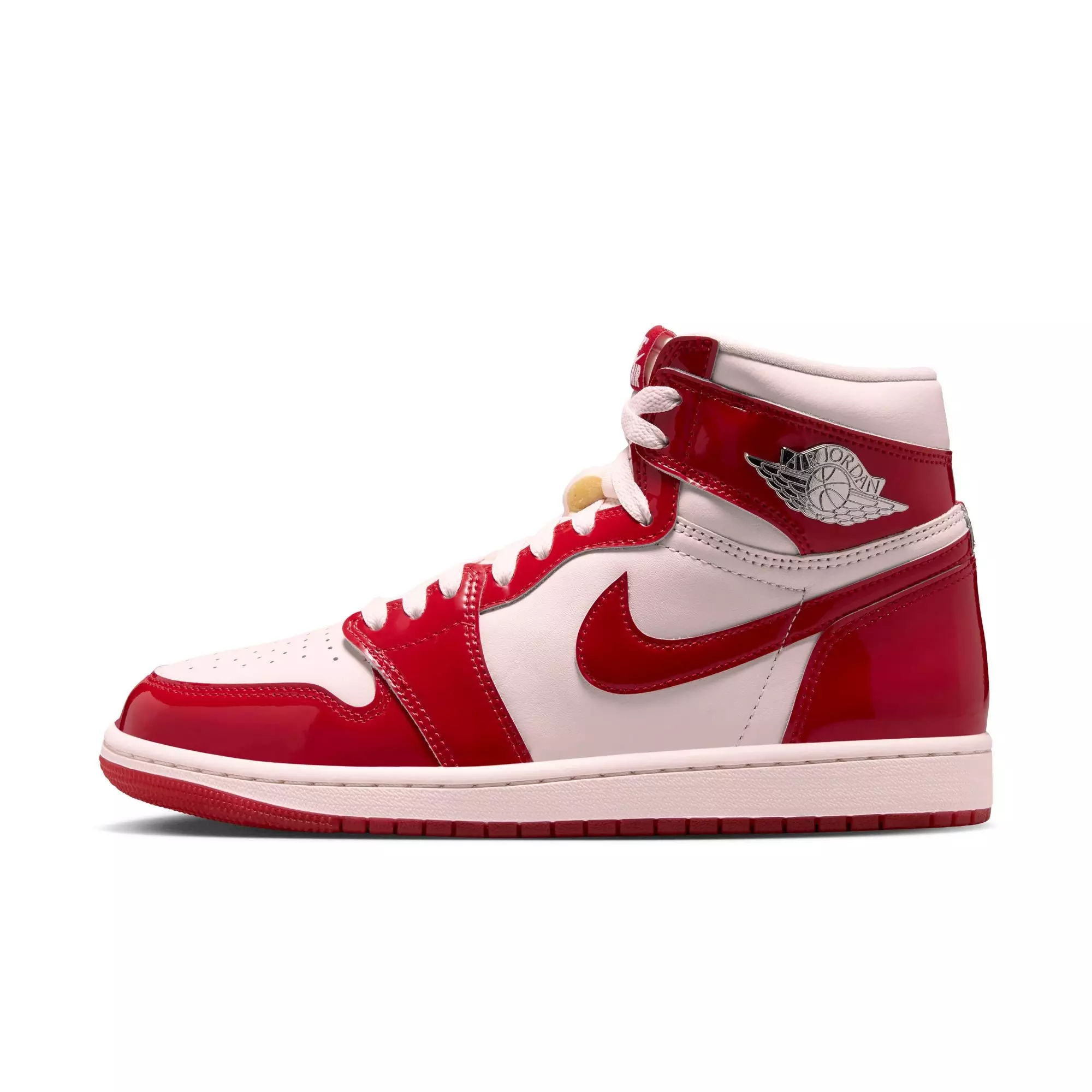 Jordan 1 Retro High OG "Nails & Grails" Women's Shoe - UNIVERSITY RED/METALLIC SILVER