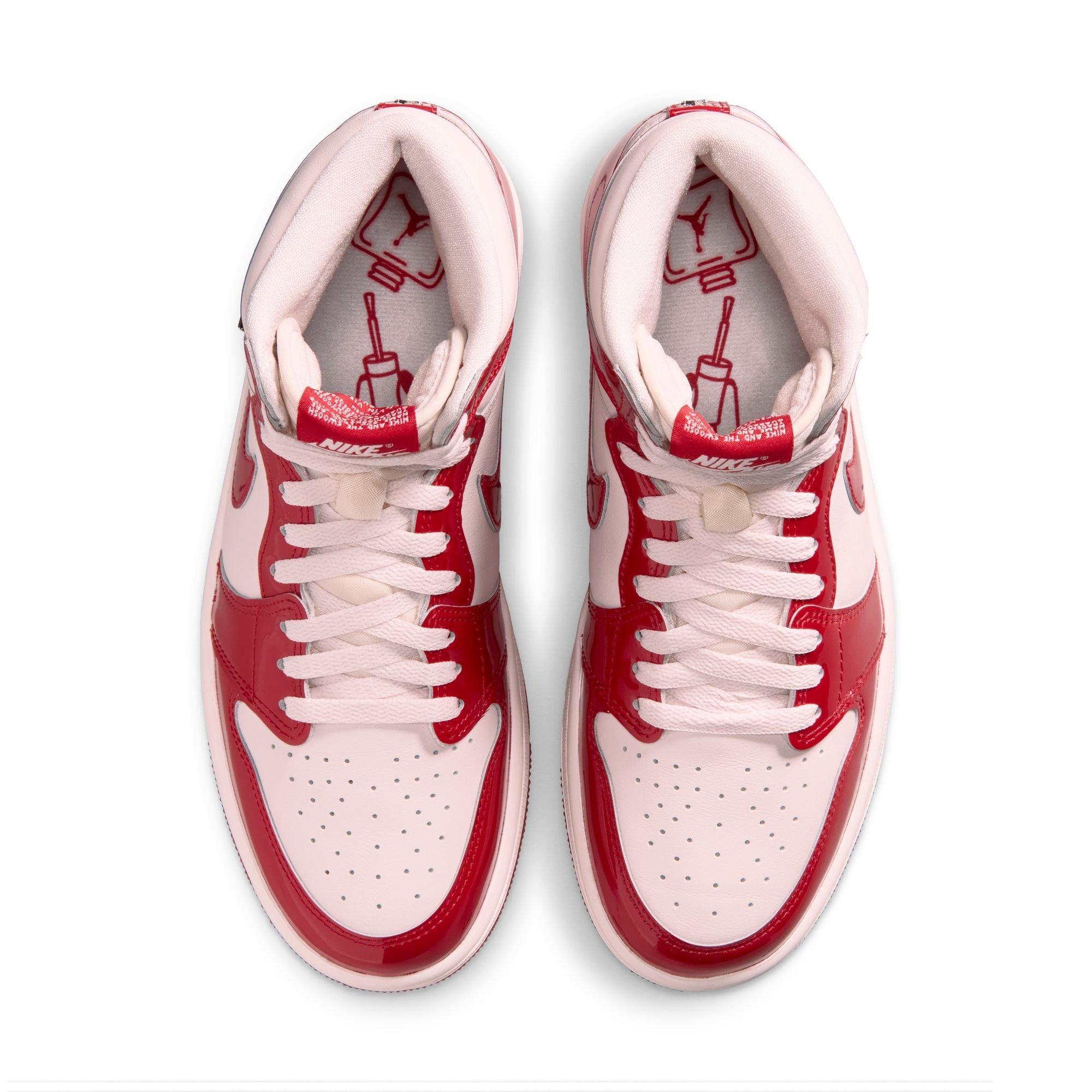Jordan 1 Retro High OG "Nails & Grails" Women's Shoe - UNIVERSITY RED/METALLIC SILVER
