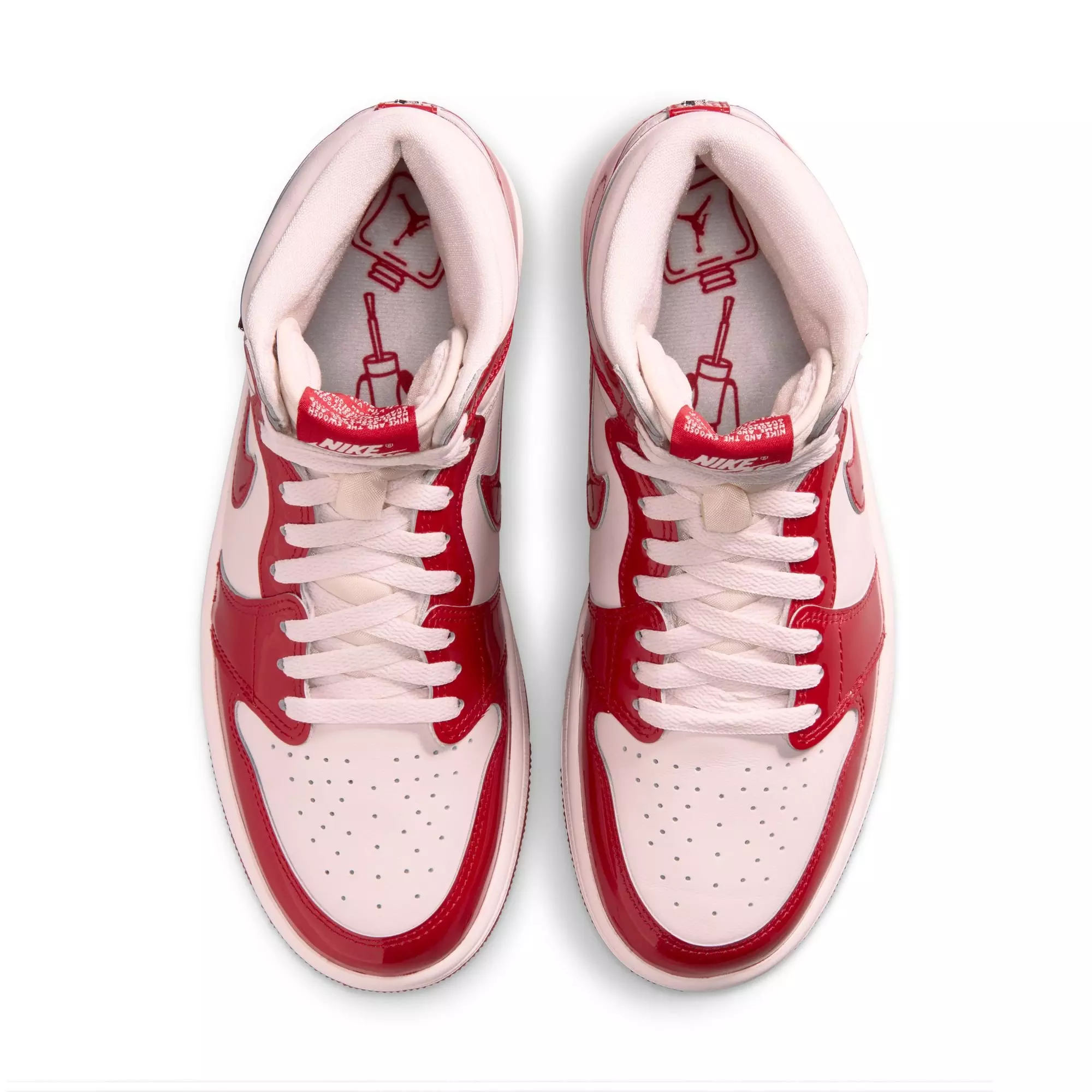 Jordan 1 Retro High OG "Nails & Grails" Women's Shoe - UNIVERSITY RED/METALLIC SILVER