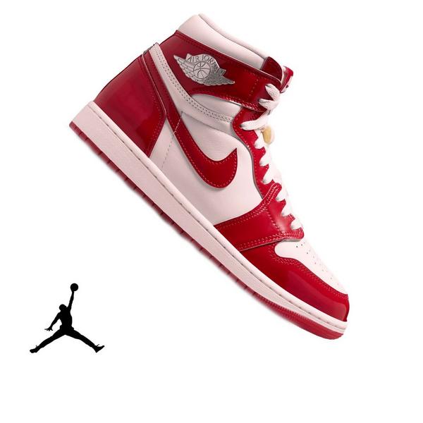 Jordan 1 Retro High OG "Nails & Grails" Women's Shoe - UNIVERSITY RED/METALLIC SILVER