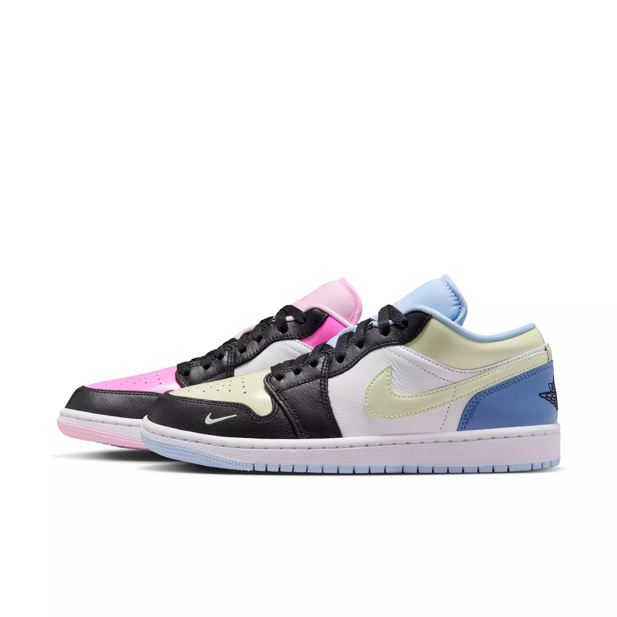 Jordan 1 Low SE "Black/Pink Spell/White" Women's Shoe - MULTI-COLOR