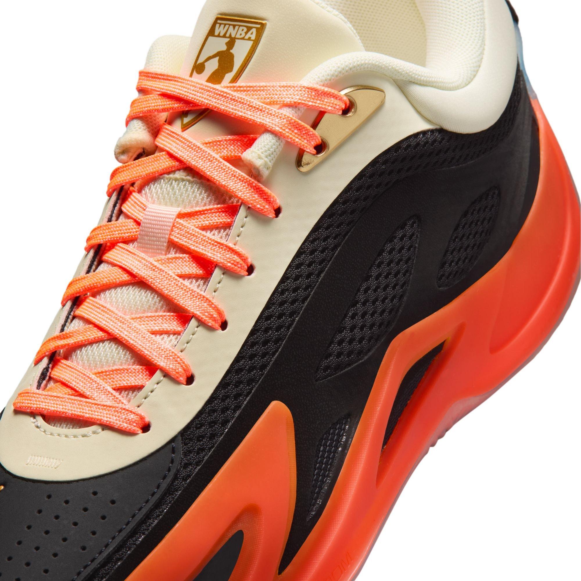Jordan Heir Series 2 "Birds of Paradise" Women's Basketball Shoe - BLACK/COCONUT MILK/METALLIC GOLD Thumbnail View 12