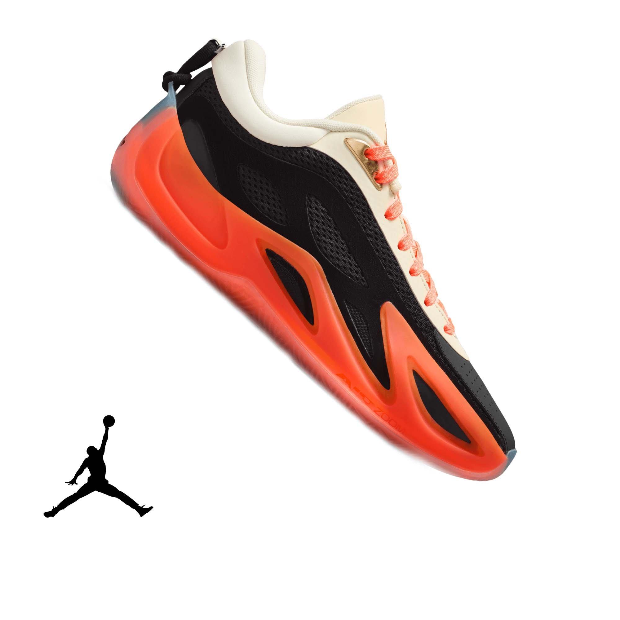 Jordan Heir Series 2 "Birds of Paradise" Women's Basketball Shoe - BLACK/COCONUT MILK/METALLIC GOLD Thumbnail View 1