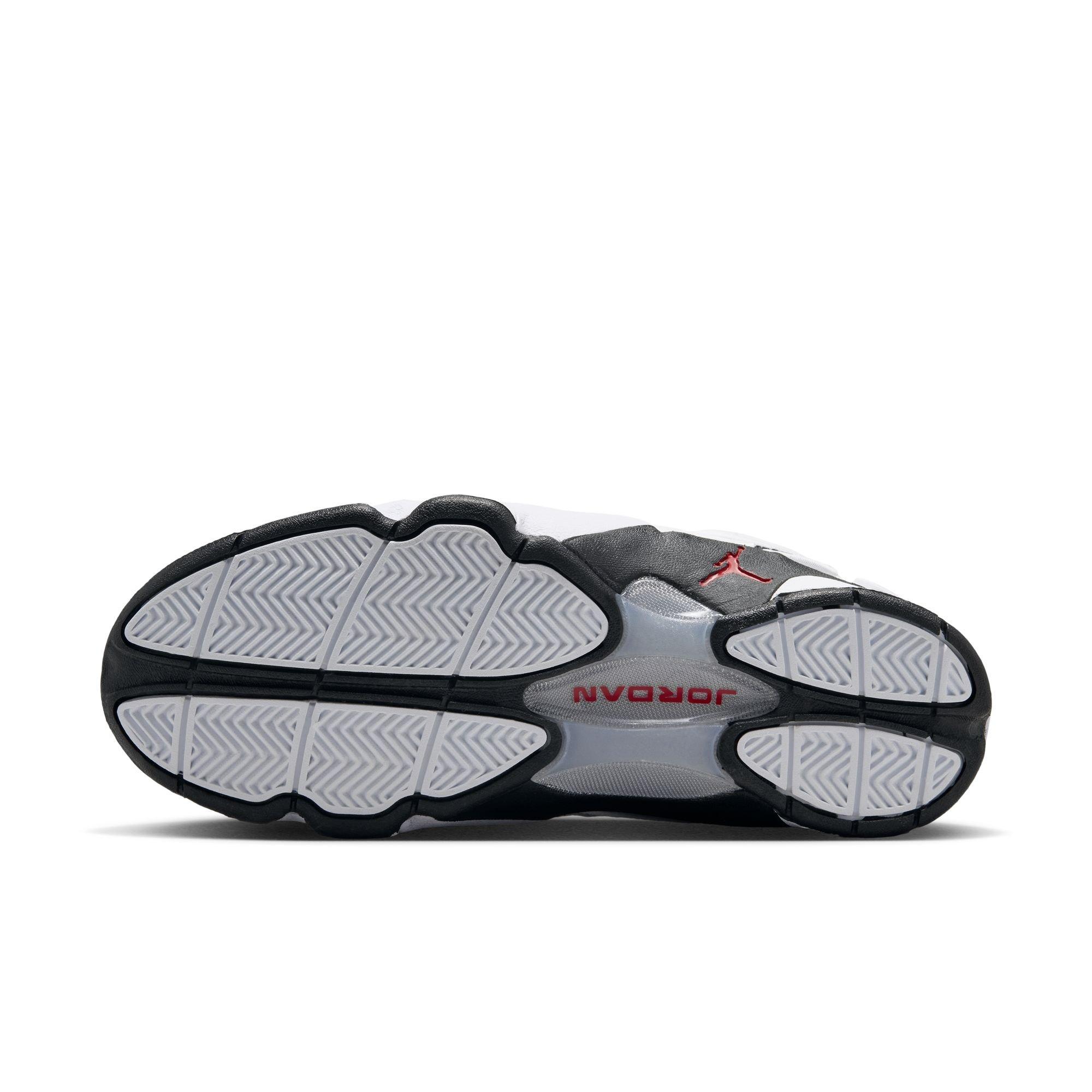 Jordan OG "White/Black/University Red" Women's Shoe - WHITE/BLACK/RED Thumbnail View 8