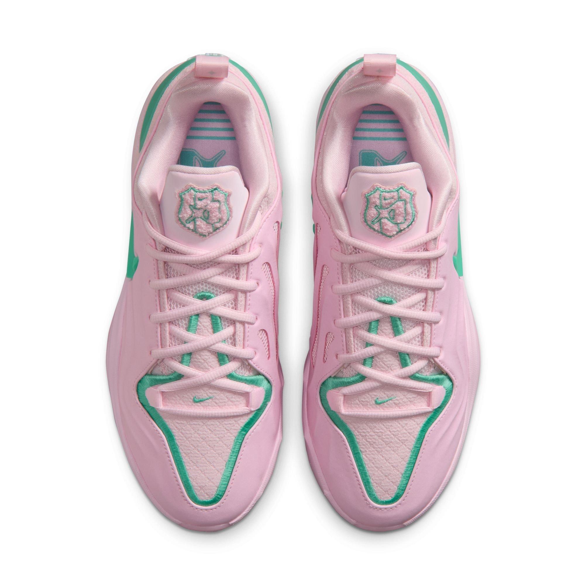 Nike A'Two "Playmakers" Basketball Shoe - PINK FOAM/LIGHT MENTA Thumbnail View 12