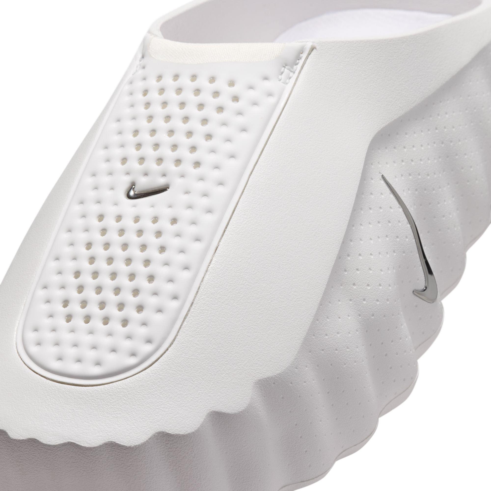 Nike Mind 001 "Summit White" Women's Pregame Mule - SUMMIT WHITE/METALLIC SILVER/PHANTOM