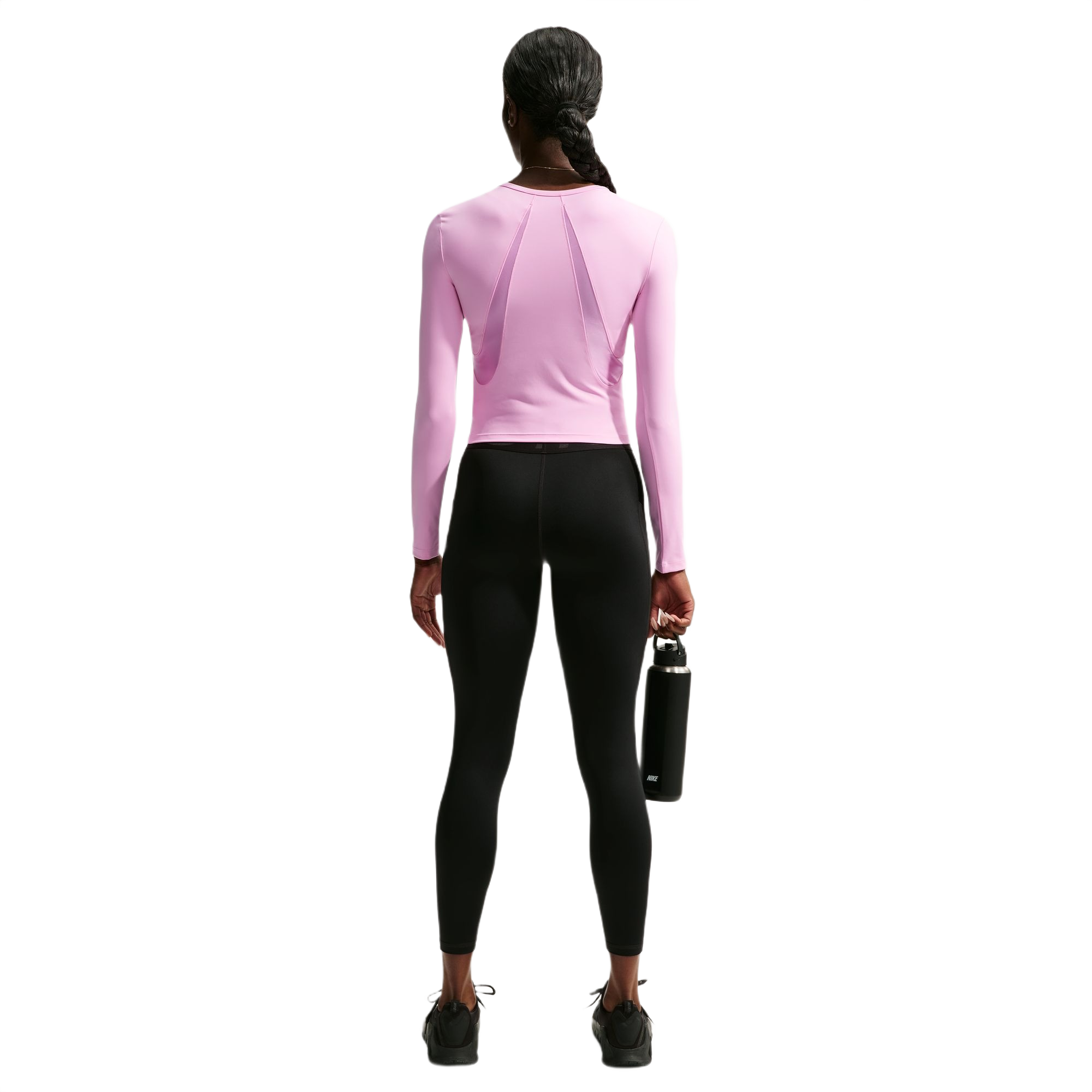 Nike Women's Pro Sculpt Dri-FIT Long-Sleeve Top - PINK