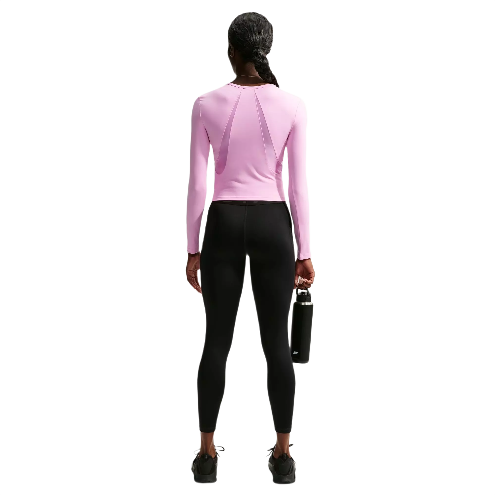 Nike Women's Pro Sculpt Dri-FIT Long-Sleeve Top - PINK