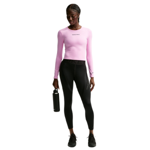 Nike Women's Pro Sculpt Dri-FIT Long-Sleeve Top - PINK