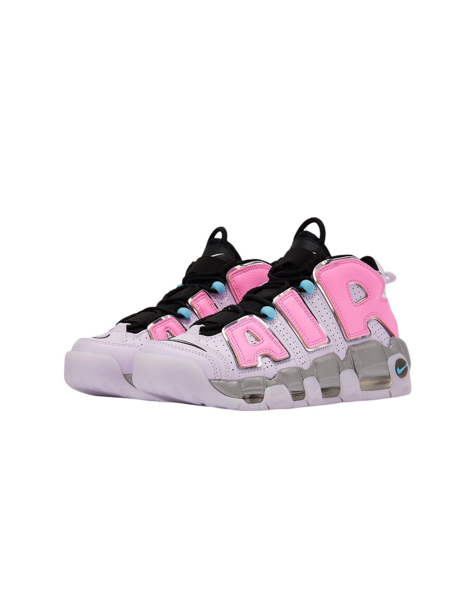 Nike Uptempo "Barely Grape/Pink Spell/Metallic Silver" Women's Shoe - SILVER/PINK
