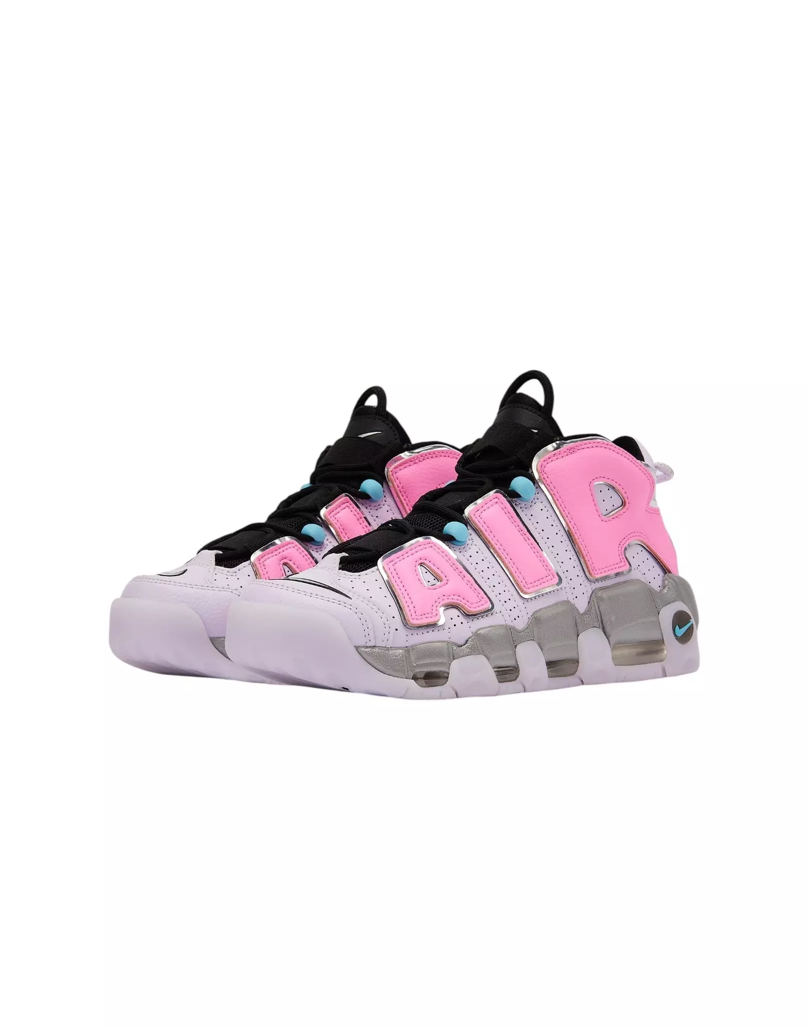Nike Uptempo "Barely Grape/Pink Spell/Metallic Silver" Women's Shoe - SILVER/PINK
