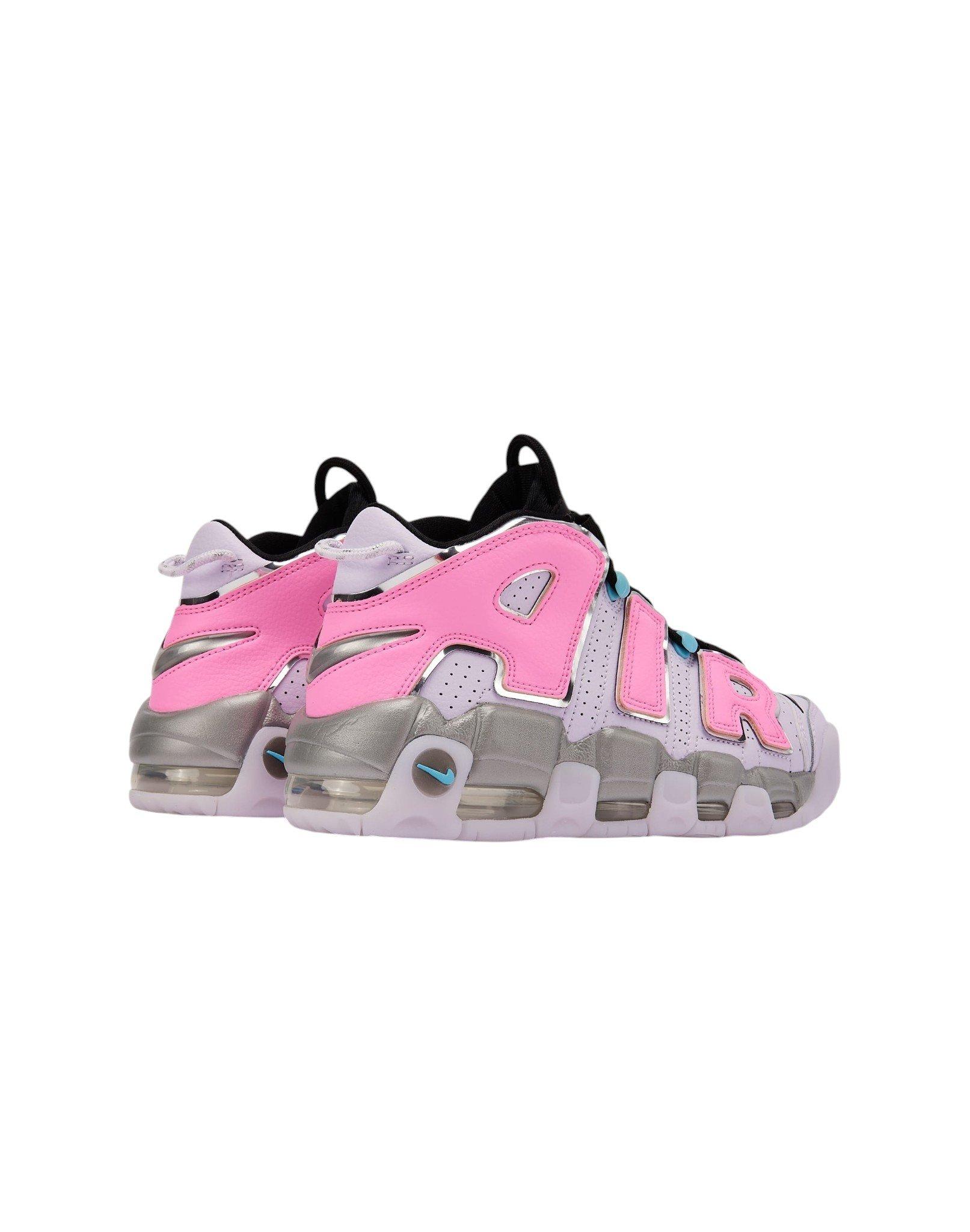 Nike Uptempo "Barely Grape/Pink Spell/Metallic Silver" Women's Shoe - SILVER/PINK