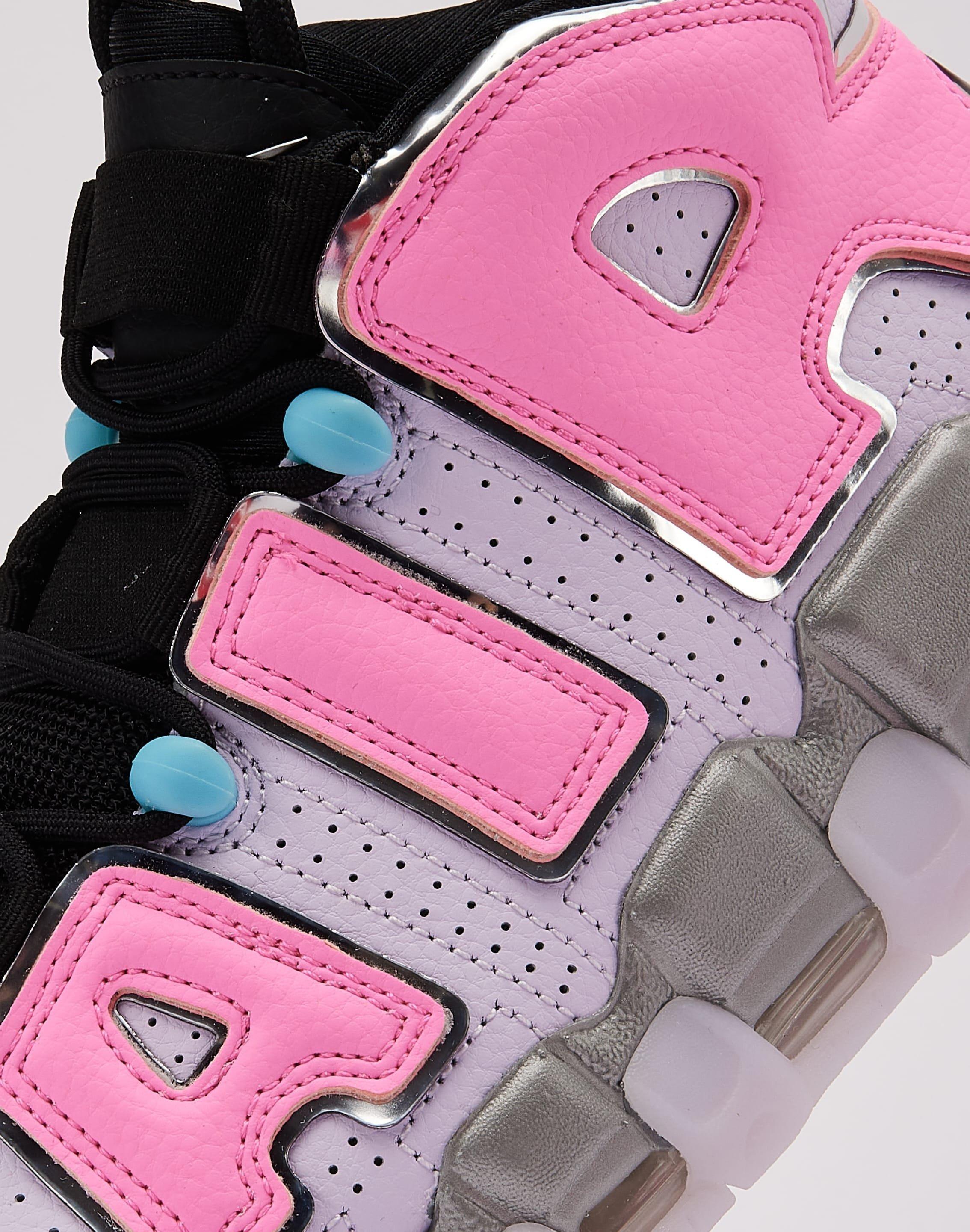 Nike Uptempo "Barely Grape/Pink Spell/Metallic Silver" Women's Shoe - SILVER/PINK