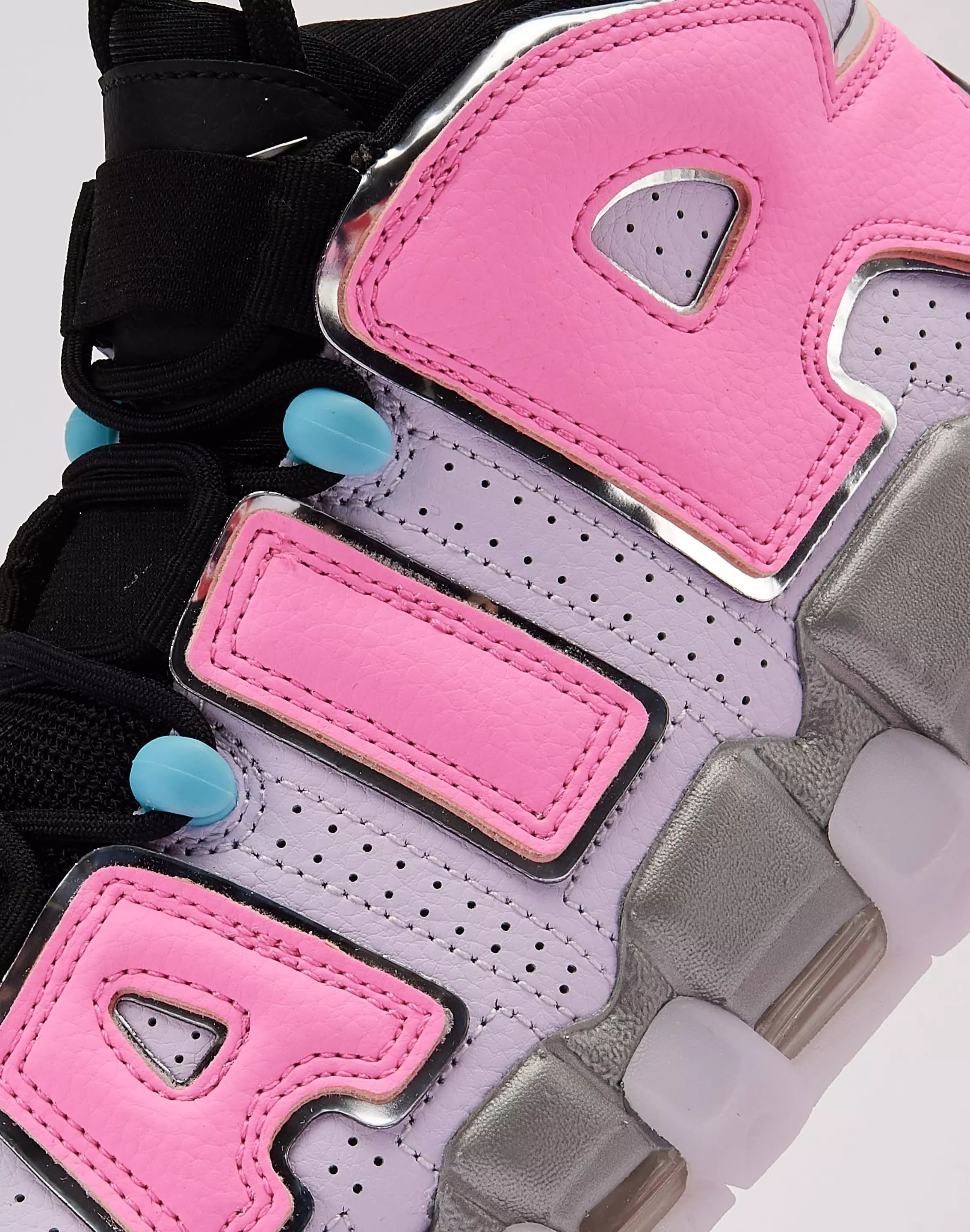 Nike Uptempo "Barely Grape/Pink Spell/Metallic Silver" Women's Shoe - SILVER/PINK