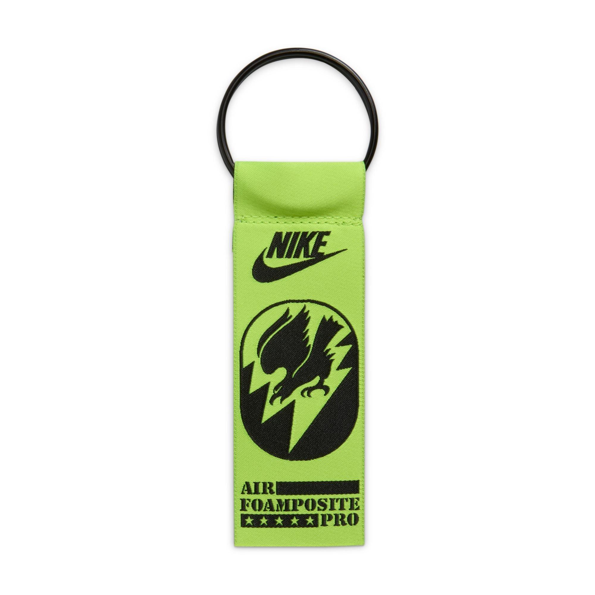 Nike Air Foamposite Pro Premium "Green Camo" Grade School Kids' Shoe - BLACK/VOLTAGE GREEN/GUM DARK BROWN