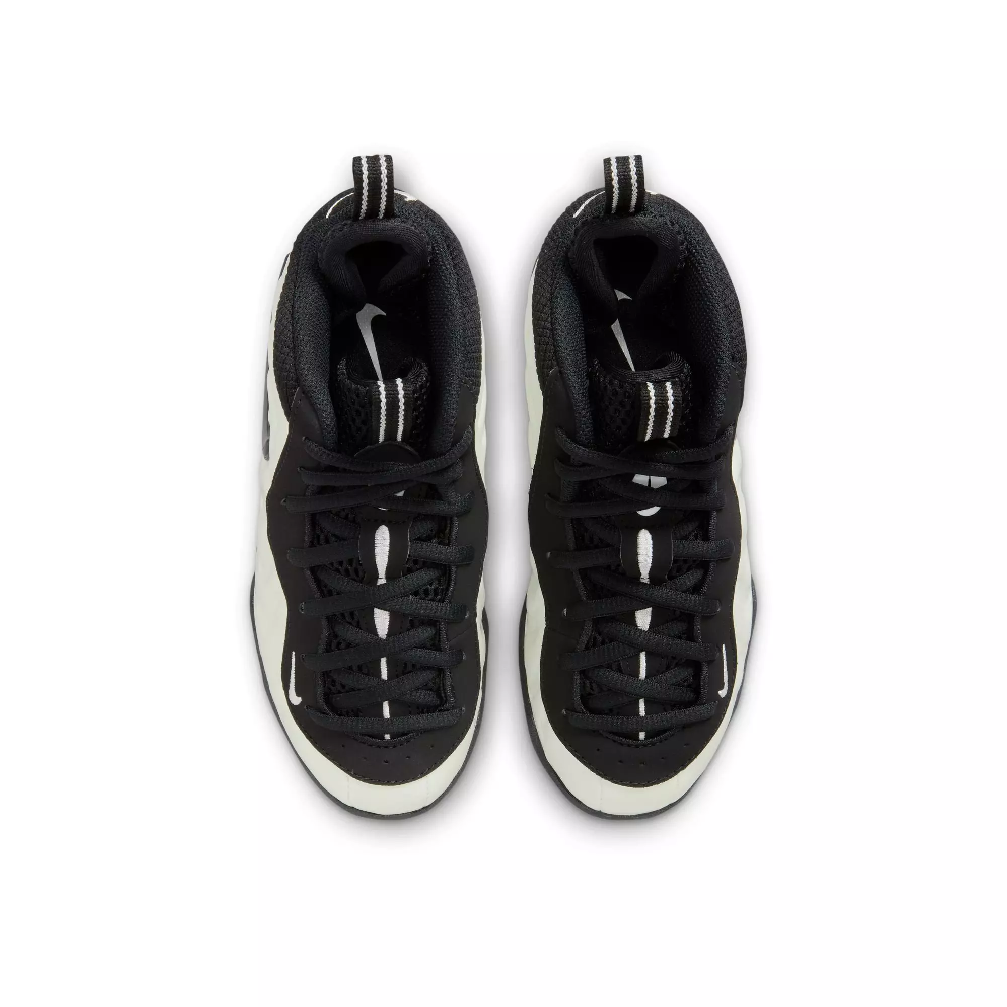 Nike Air Foamposite Pro Premium "Glow in the Dark" Preschool Kids' Shoe - SUMMIT WHITE/BLACK