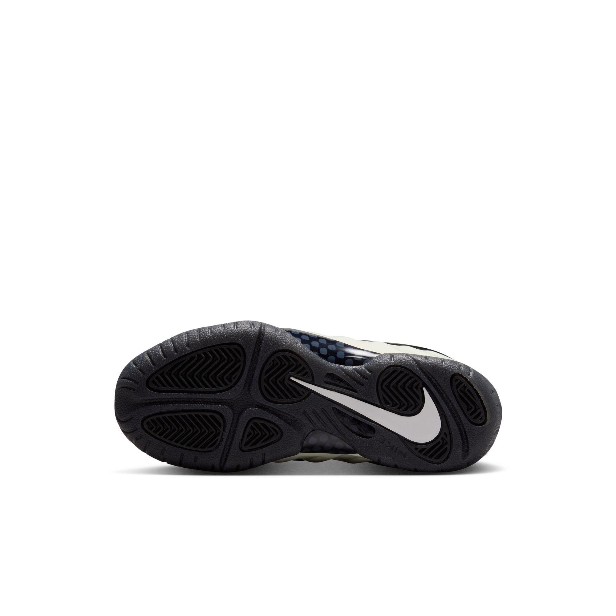 Nike Air Foamposite Pro Premium "Glow in the Dark" Preschool Kids' Shoe - SUMMIT WHITE/BLACK