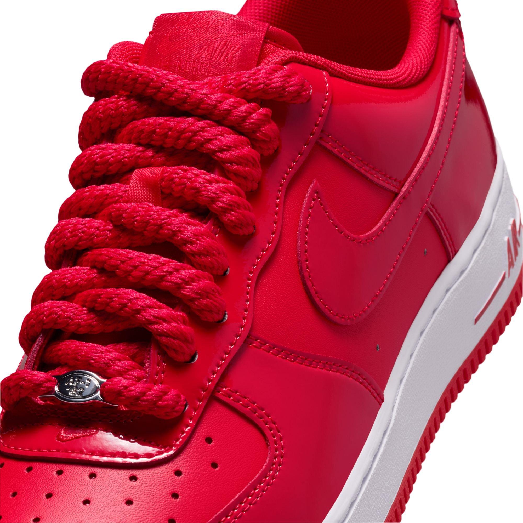 Nike Air Force 1 '07 LV8 "University Red/Lt Crimson/White" Men's Shoe - RED