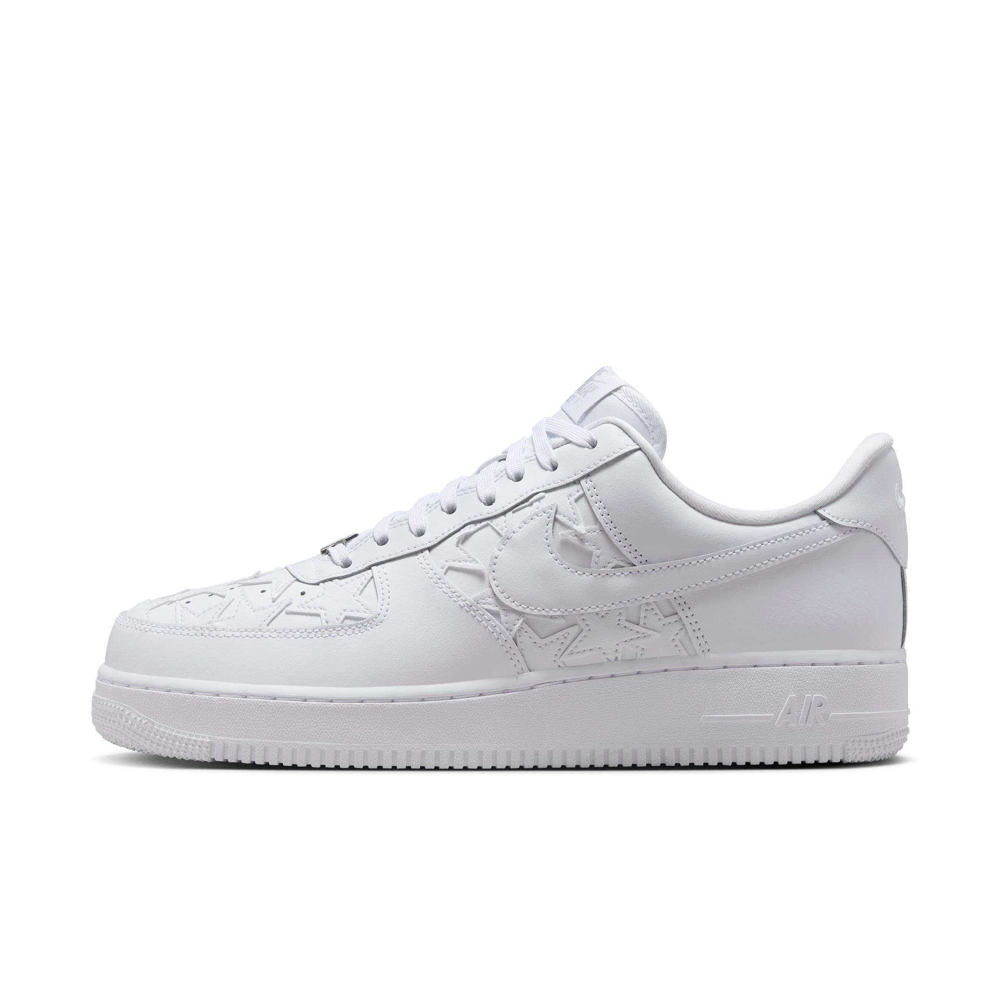Nike Air Force 1 '07 "White/Metallic Silver" Men's Shoe - WHITE Thumbnail View 3
